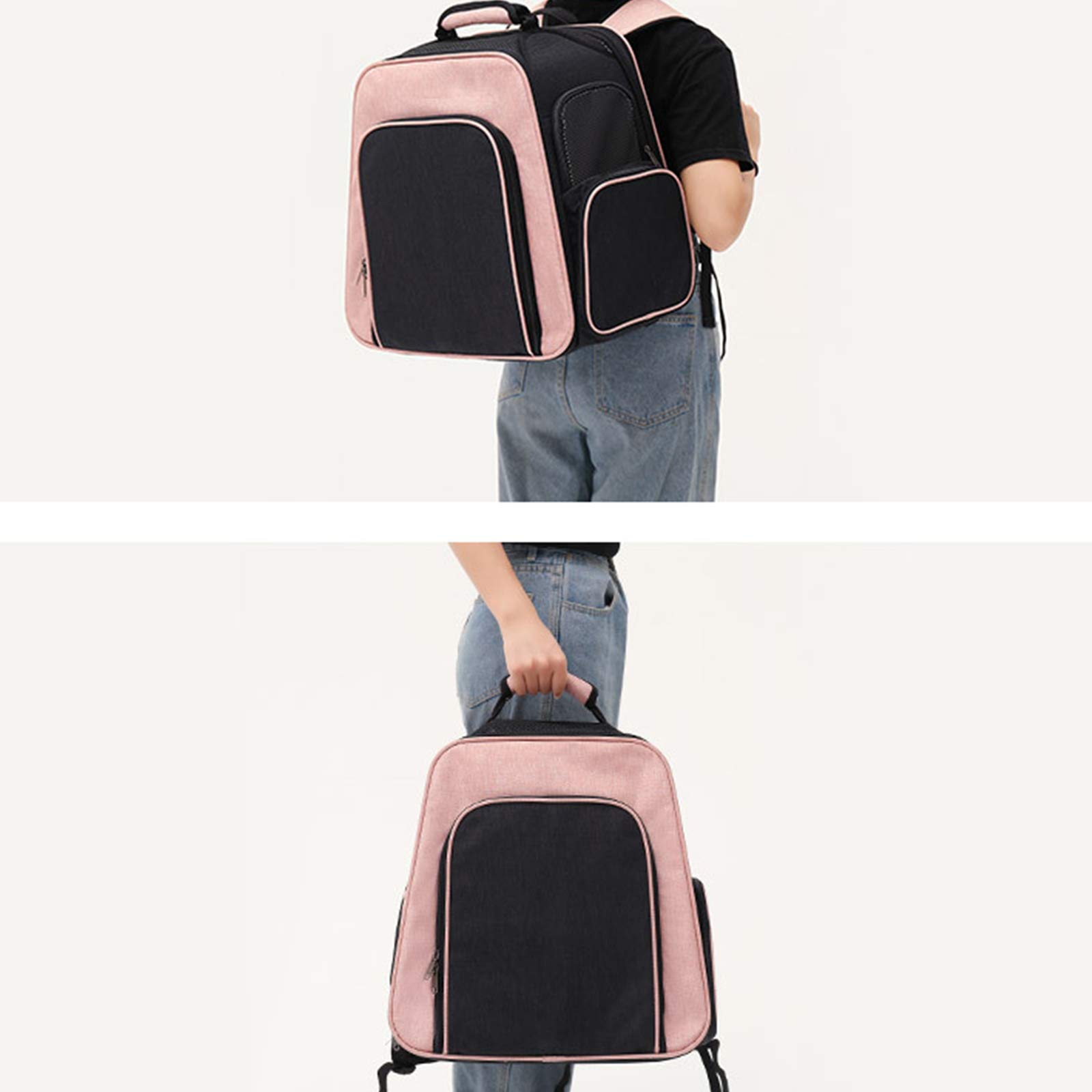 Expandable Wheeled Pet Carrier Backpack - Soft-Sided Rolling Travel Bag for Small Dogs, Cats & Hedgehogs | Hands-Free Design with Mesh Ventilation | Perfect for Hiking, Walking, Outdoor Adventures & Air Travel