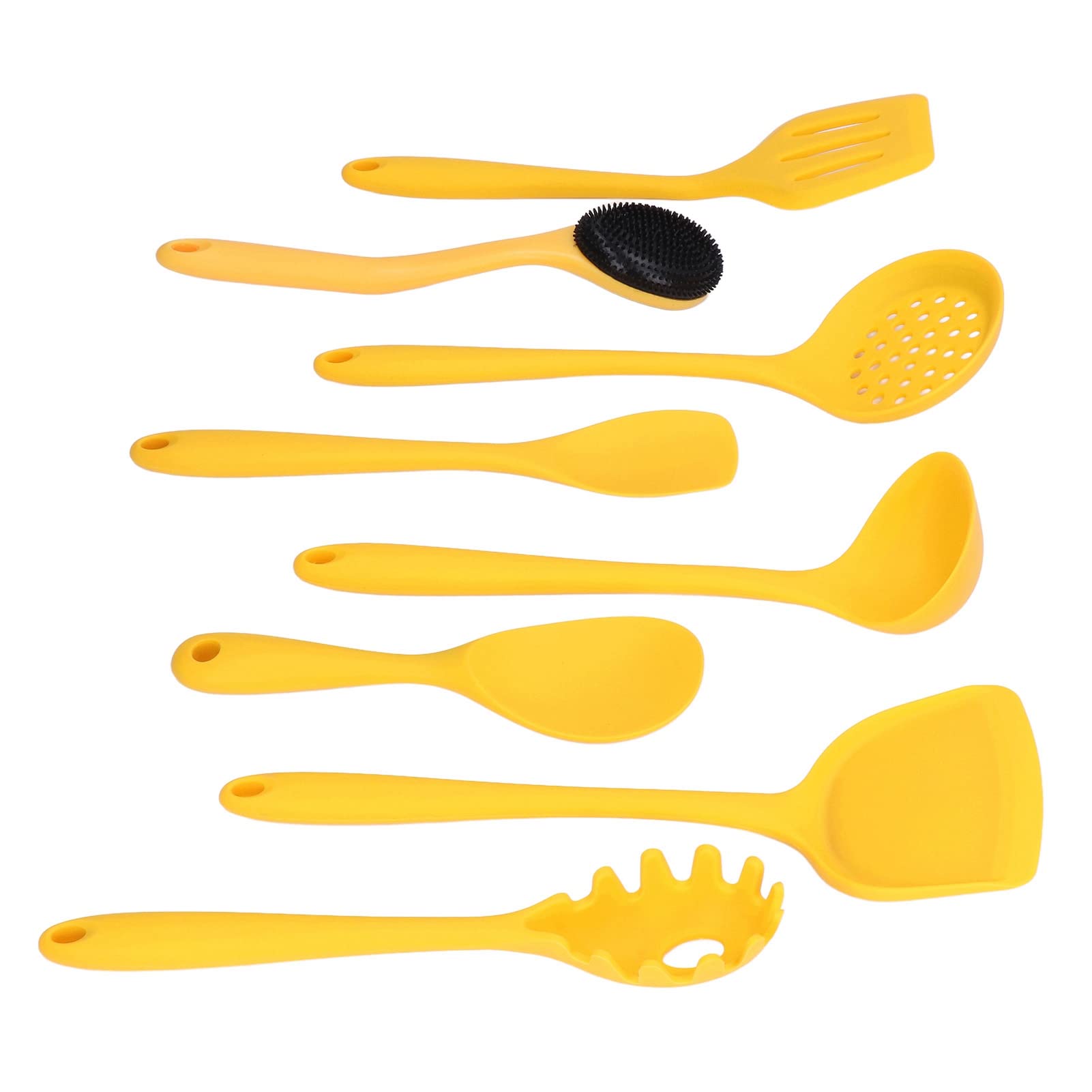 Heat-Resistant Silicone Cooking Utensils Set - Durable Kitchen Tools for Baking, Frying & Meal Prep - Perfect for Non-Stick Pans & Everyday Cooking