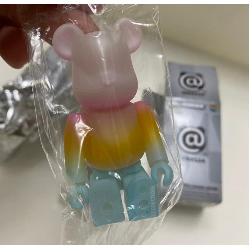 Bearbrick Series 34 JELLYBEAN Cotton Candy 100% Authentic Collectible Figure - Perfect for Anime Fans, Toy Collectors & Home Decor Display