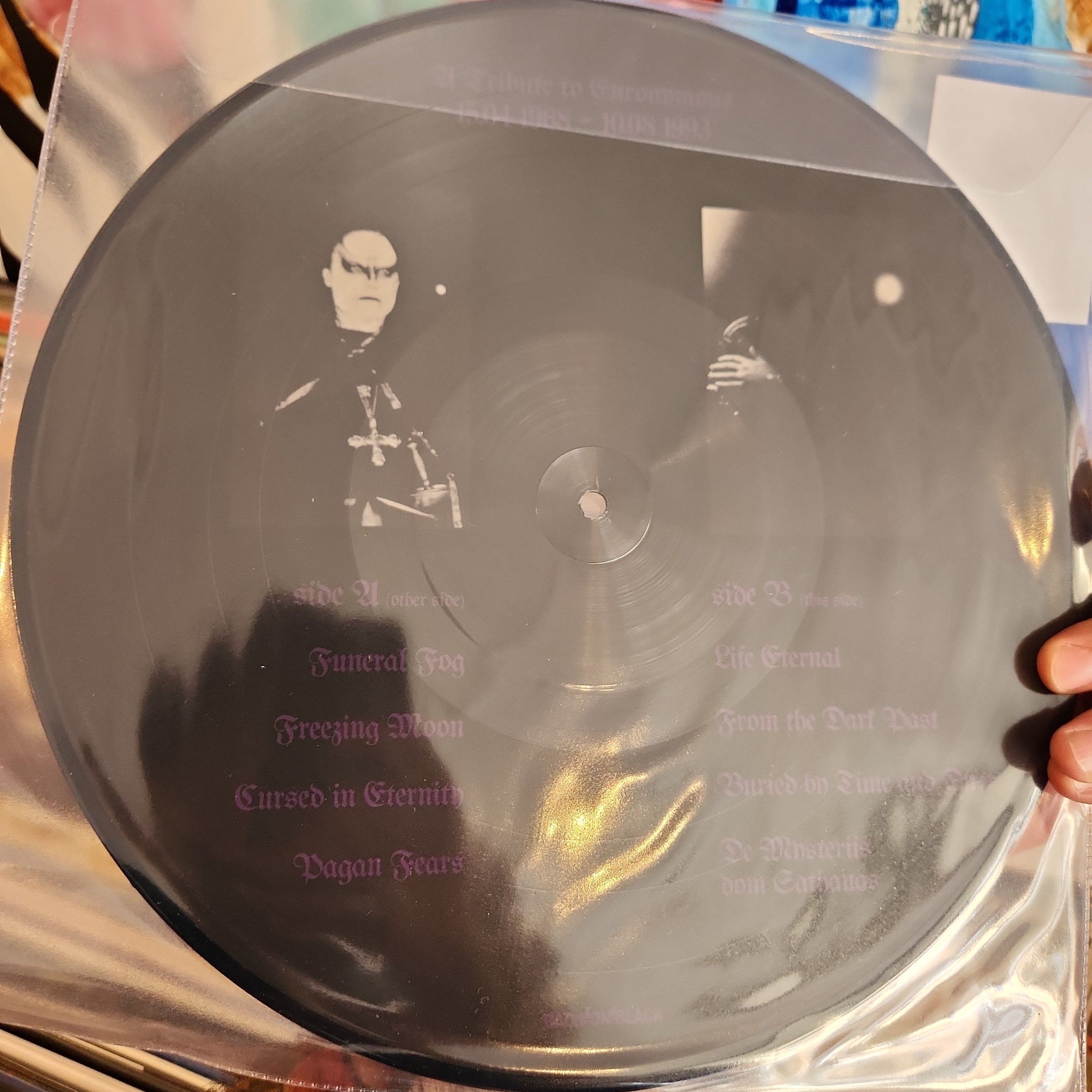 Mayhem - De Mysteriis Dom Sathanas Deluxe Limited Edition Picture Disc LP (Black Metal Vinyl Record) - Perfect for Collectors & Music Enthusiasts
