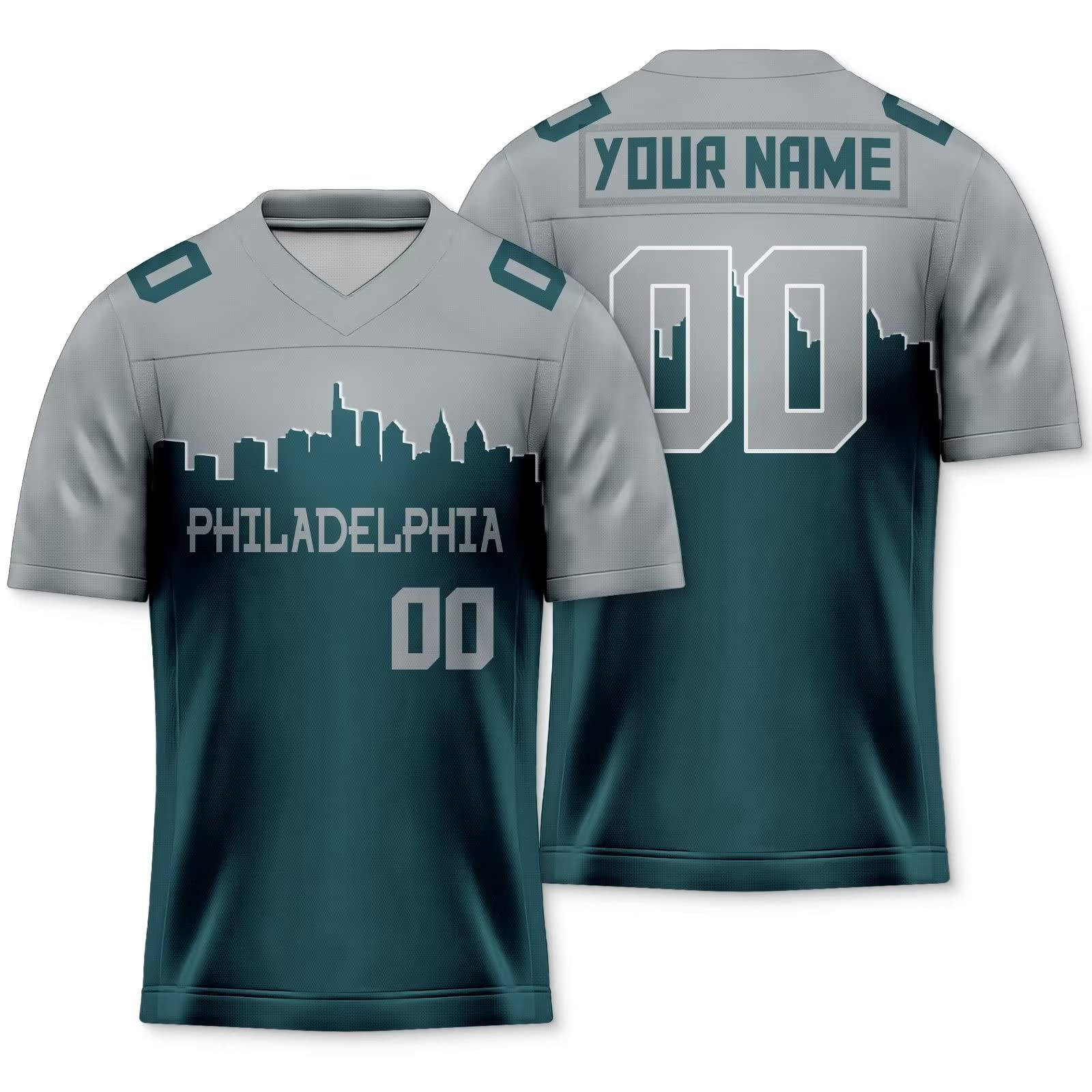 Custom Personalized Football City Jersey Shirt for Men, Women & Youth - Add Your Name & Number (Sizes S-5XL) | Perfect for Game Day, Fan Gifts & Team Support