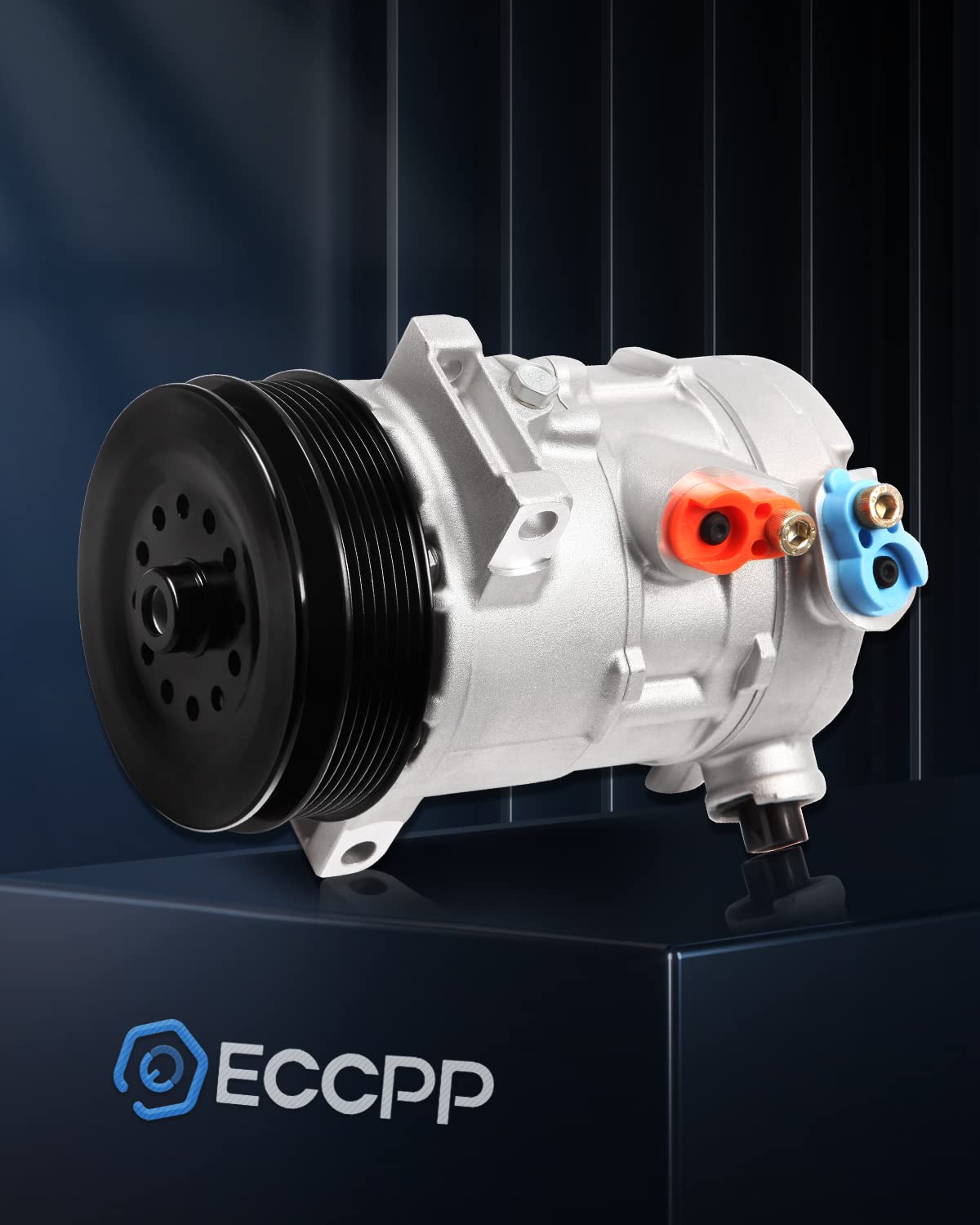 ECCPP Air Conditioning Compressor for 2008-2014 Dodge Avenger 2.4L & 2009-2014 Dodge Journey 2.4L - Replacement AC Compressor for Smooth Cooling Performance in Hot Weather
