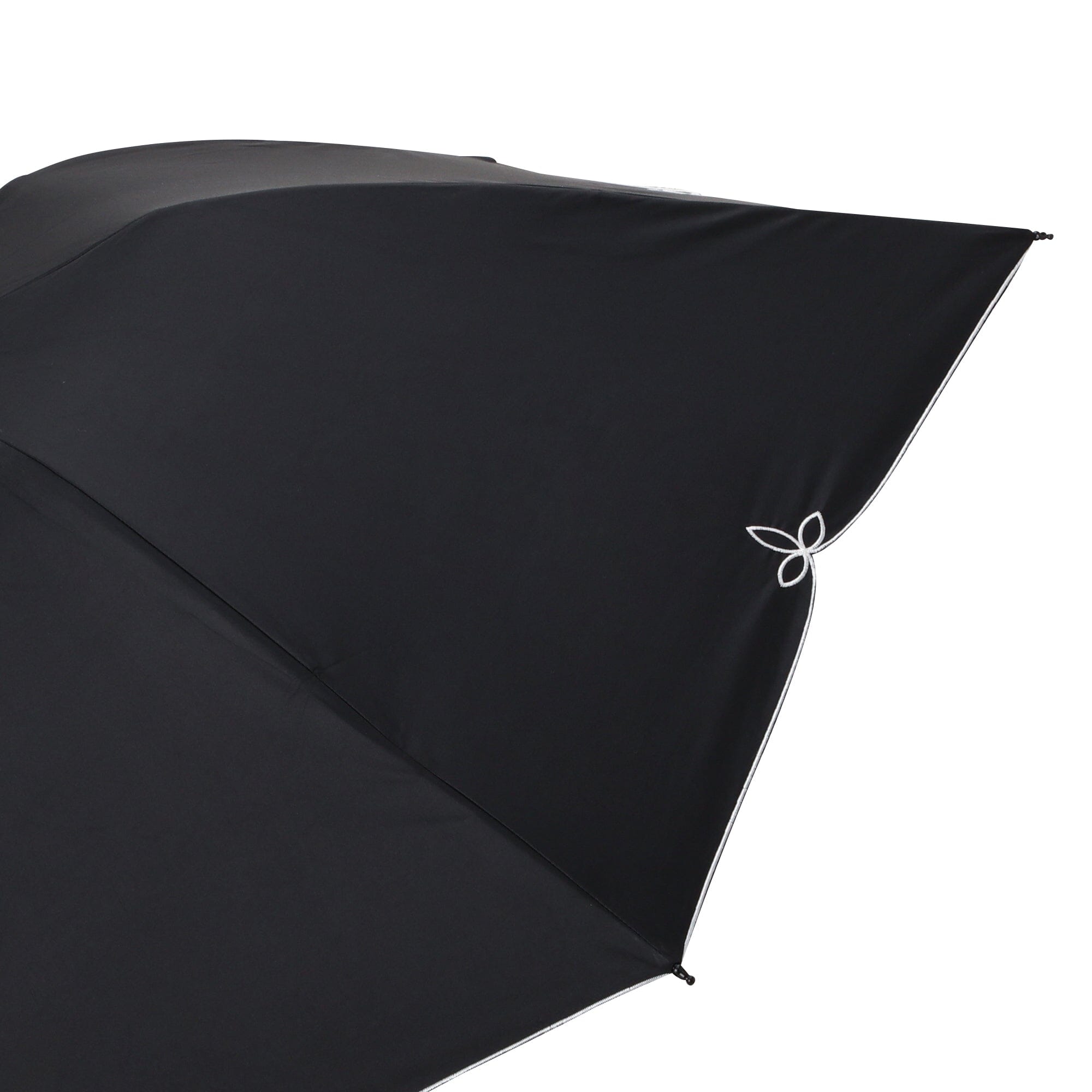 Blackout Birdcage Wide Scallop Folding Umbrella - UV Protection Sun Shade Parasol for Women, Perfect for Beach, Garden, and Outdoor Events