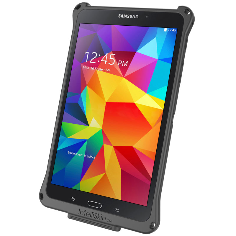 IntelliSkin® Protective Case for Samsung Galaxy Tab 4 8.0 - Slim Fit Shockproof Cover with Anti-Scratch Technology (RAM GDS SKIN SAM12U) | Perfect for Work, Travel & Home Use