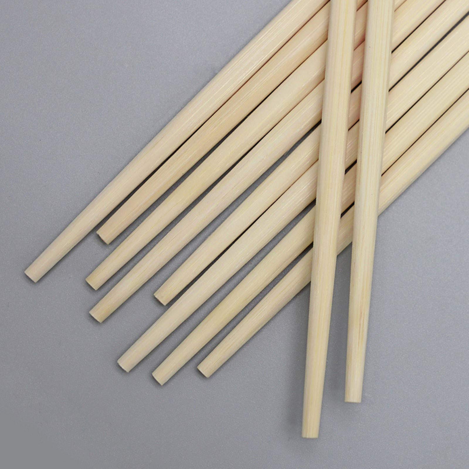 24 Pairs Bamboo Chopsticks for Sushi & Noodles - Disposable & Eco-Friendly for Travel, Picnic, Takeout