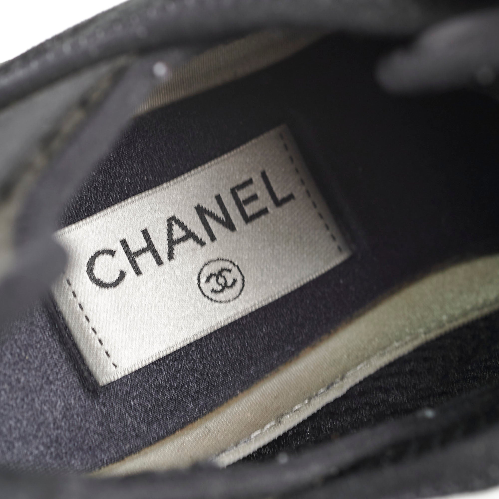 Chanel CC Triple Black Low Top Sneakers for Women - Size 39 | Fashionable Casual Shoes for Everyday Wear & Street Style Outfits