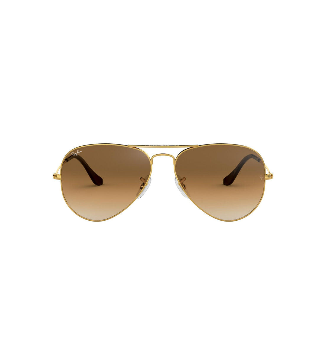 Ray Ban Aviator Classic Gold Brown Sunglasses for Men & Women - Polarized UV Protection for Driving, Travel & Outdoor Activities