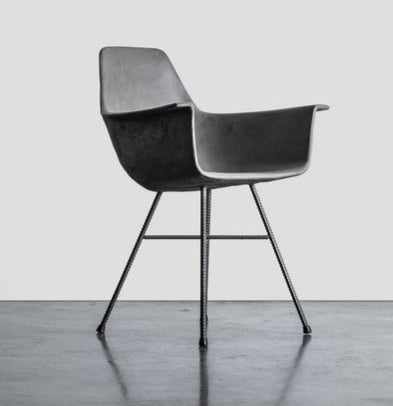 Hauteville Armchair by Lyon Beton - Modern Lounge Chair for Living Room, Office & Reading Nook - Durable & Stylish Accent Furniture