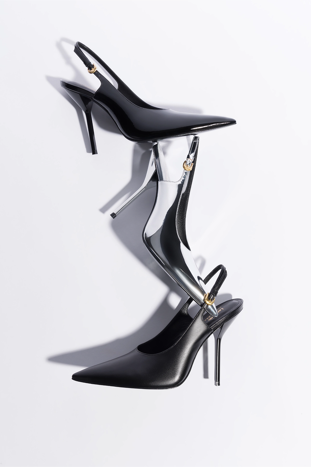 Larroudé x Altuzarra Black Patent Leather Pumps - Elegant High Heel Shoes for Women | Perfect for Office, Parties & Special Occasions