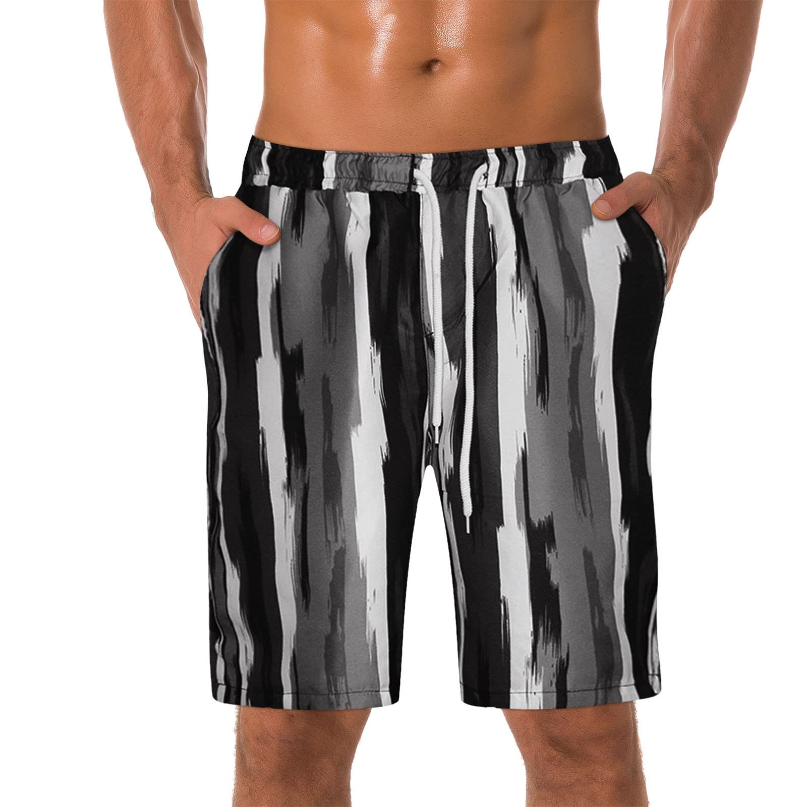 Men's Cargo Shorts with Drawstring Waist - Classic Fit Gym & Athletic Shorts with Multiple Pockets - Casual Sweatpants in Candy Colors - Perfect for Workouts, Hiking & Summer Outdoor Activities
