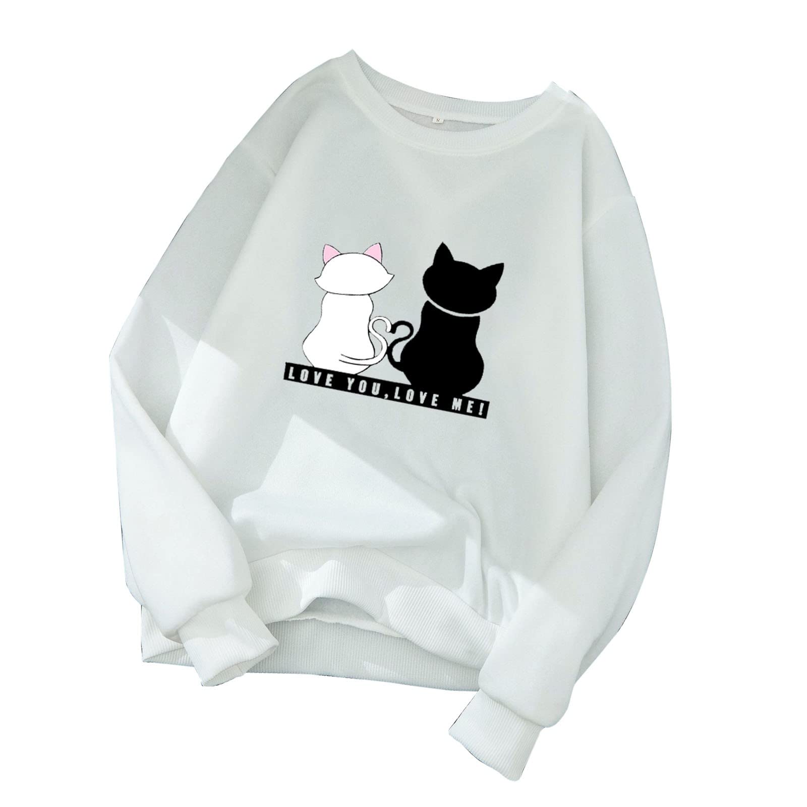 Fun Graphic Print Women's Zip Tunic Pullover - Round Neck Long Sleeve Sweatshirt & Hoodie Top for Casual Wear, Workout, and Outdoor Activities