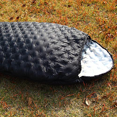 Ultralight 800FP Duck Down Mummy Sleeping Bag - Compact & Warm for Hiking, Backpacking, Camping - Perfect for Spring, Autumn & Winter Outdoor Adventures