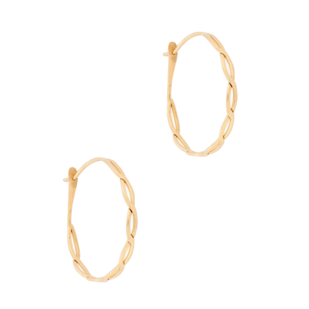 Twisted Hoop Earrings for Women - 14K Gold Plated Dainty Hoops - Trendy Minimalist Jewelry for Everyday Wear & Special Occasions
