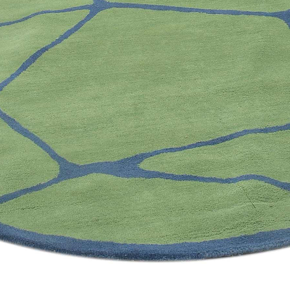 Hand Tufted Wool Area Rug - Sanaa Collection | Soft & Durable Non-Slip Living Room Rug for Home Decor, Bedroom, Office