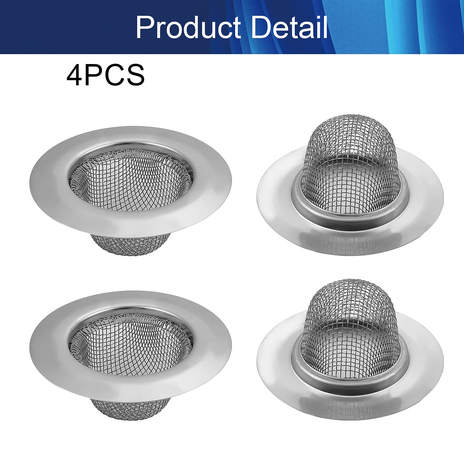 Stainless Steel Kitchen Sink Garbage Strainer - 2.87