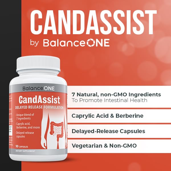 Balance ONE 3-in-1 Probiotic, CandAssist & Liver Support Bundle | 15 Billion CFU Probiotic with Caprylic Acid & Milk Thistle | Natural Digestive & Liver Cleanse Supplement | Supports Gut Health, Yeast Balance & Detox for Daily Wellness