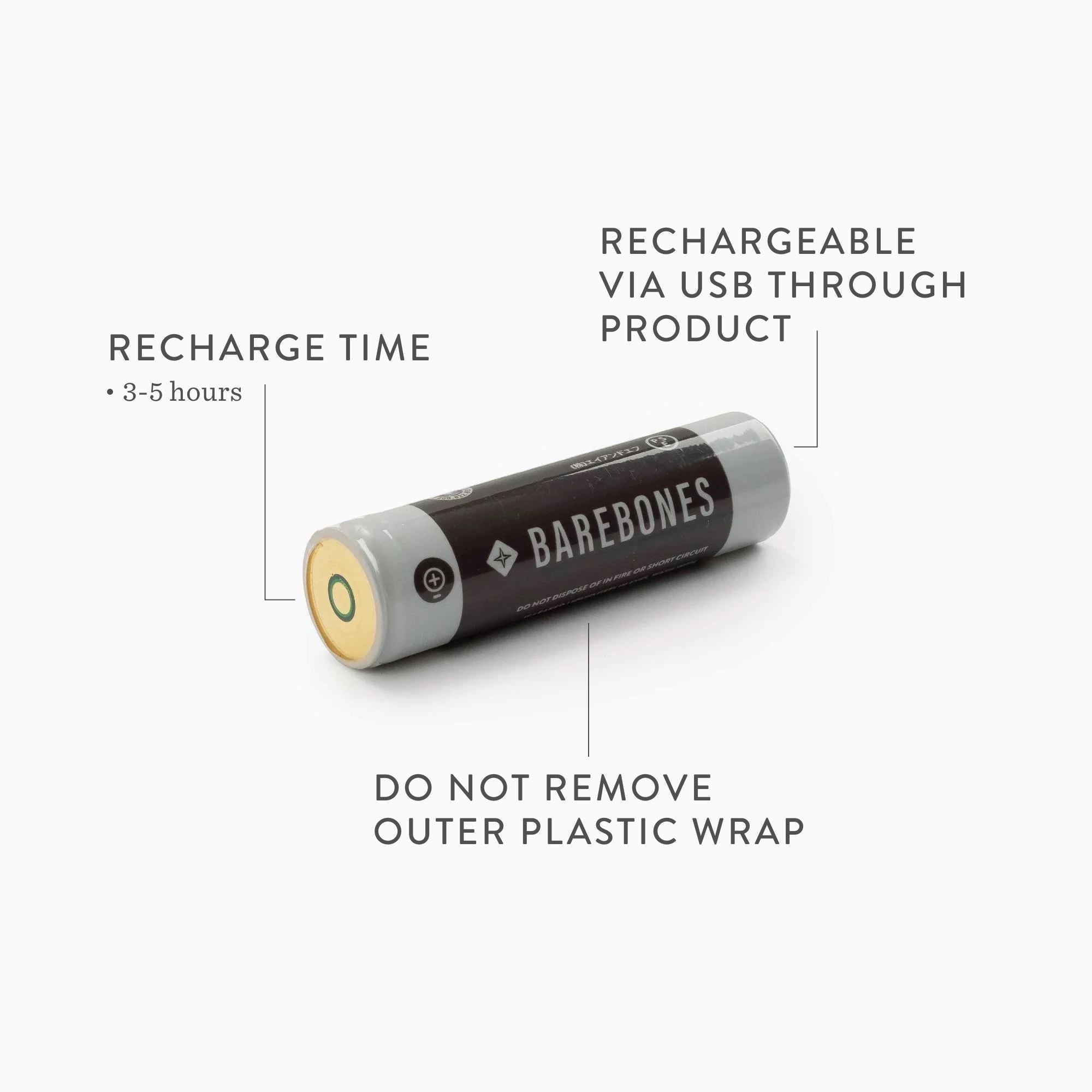 High-Capacity 18650 Li-ion Replacement Battery - Long Lasting Power for Flashlights, Vapes & Electronics - Perfect for Outdoor, Emergency & DIY Projects