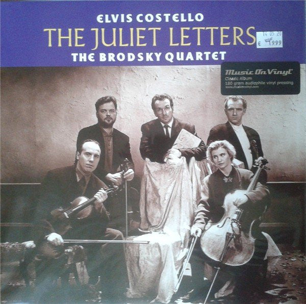 Elvis Costello & Brodsky Quartet - The Juliet Letters LP Vinyl Record Album (180g Reissue, Near Mint Condition) - Perfect for Jazz & Classical Music Collectors and Vinyl Enthusiasts