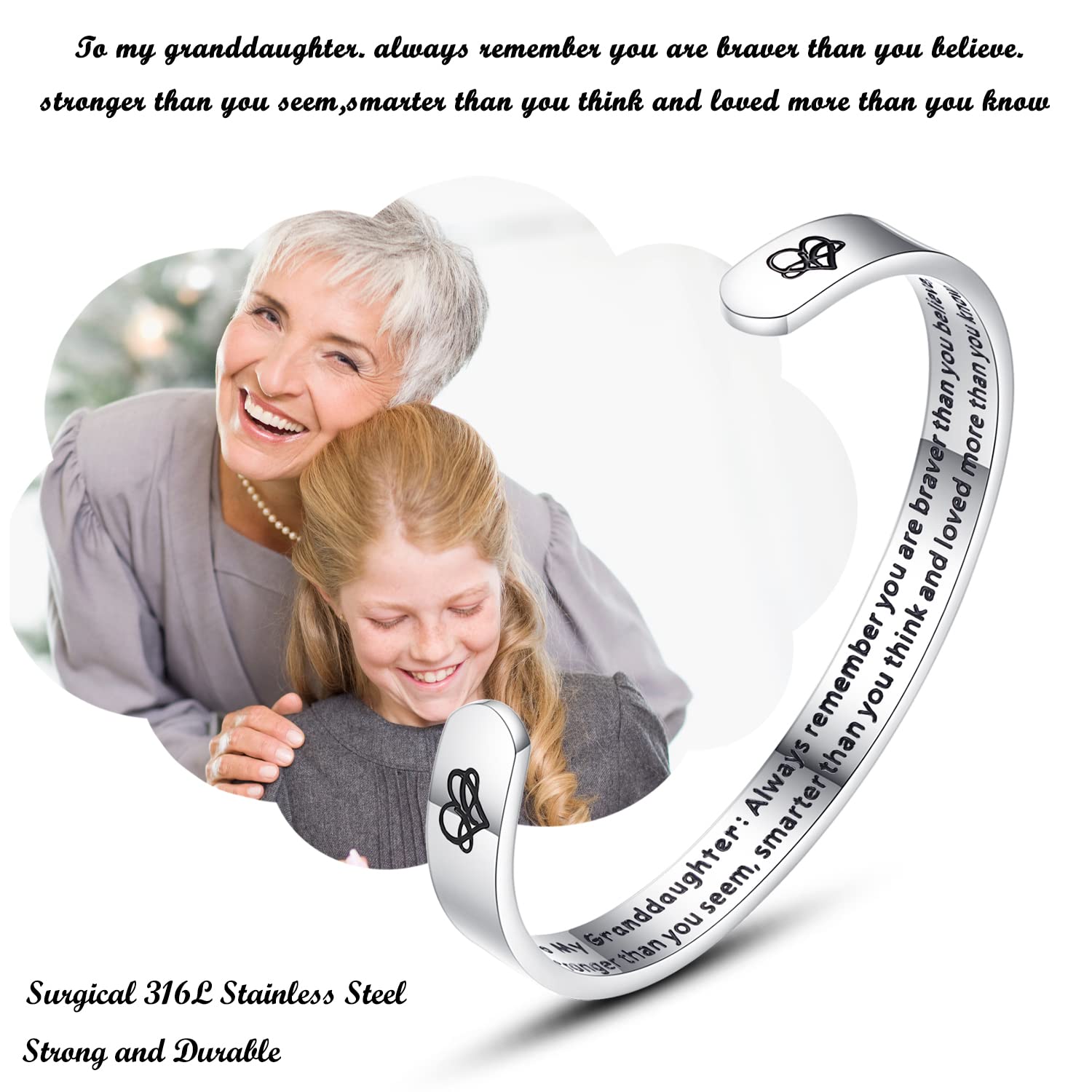 Personalized Cuff Bracelets for Women & Girls - Best Friend Sister Mom Daughter Gift - Custom Name Jewelry for Birthday, Mother's Day, Christmas - Trendy Bangle for Teens, Women, Family Members - Perfect for Everyday Wear & Special Occasions