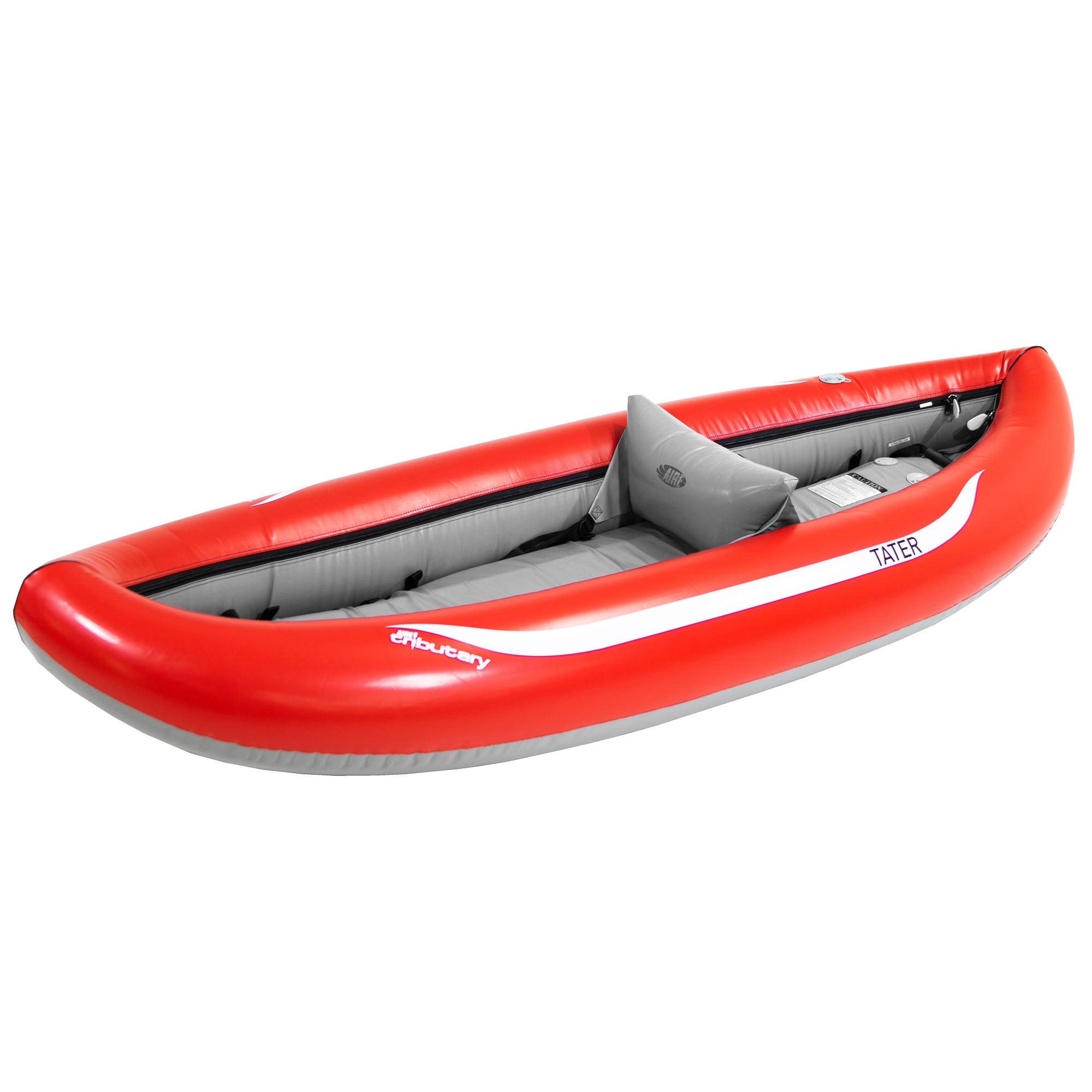 AIRE Tributary Tater Inflatable Kayak - Lightweight Portable 2-Person Kayak for Camping, Fishing & River Adventures