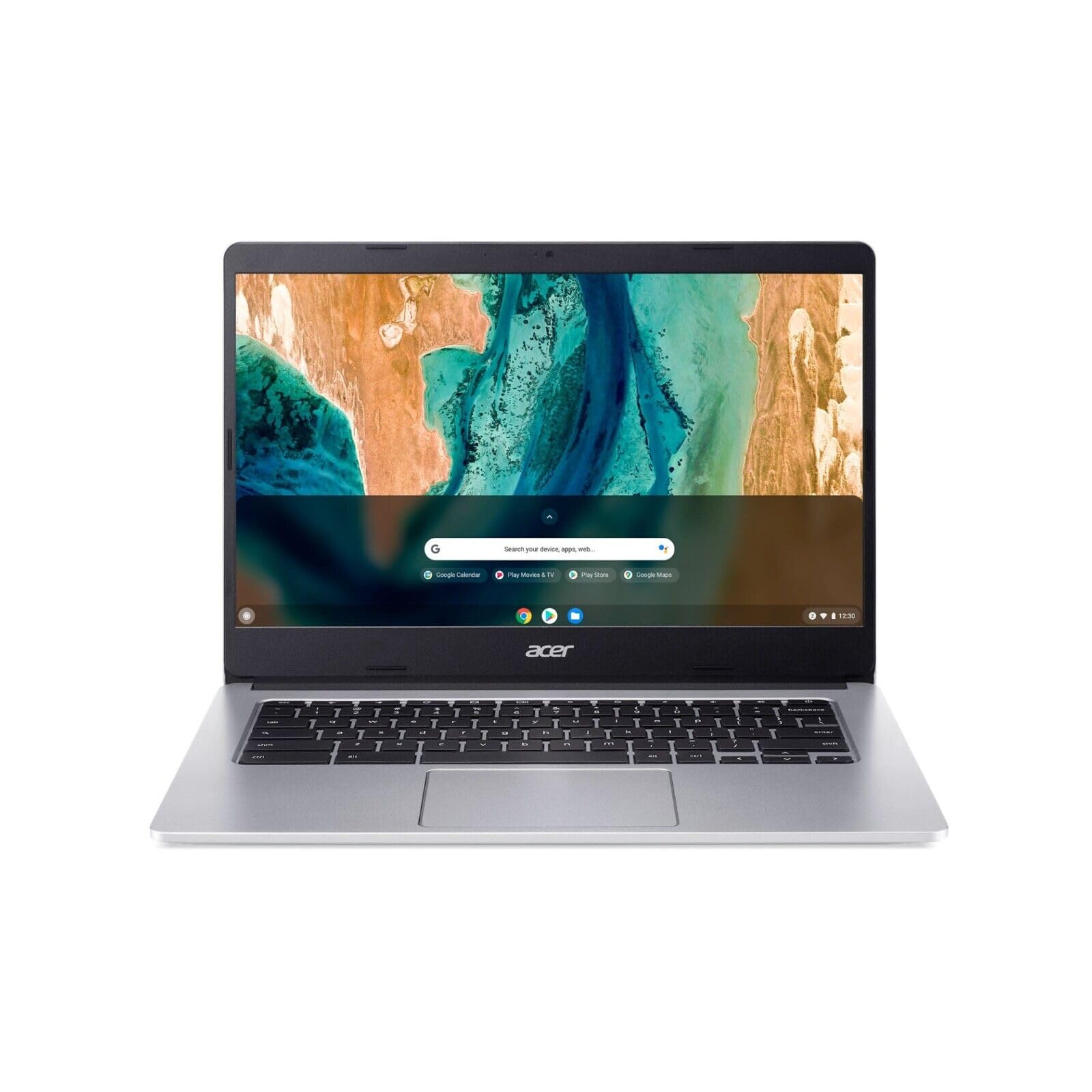 Acer Chromebook 314 CB314-2H 14-inch HD Laptop - MediaTek MT8183 Processor, 4GB RAM, 128GB eMMC Storage, Chrome OS, Silver | Lightweight & Portable for Students, Remote Work & Web Browsing
