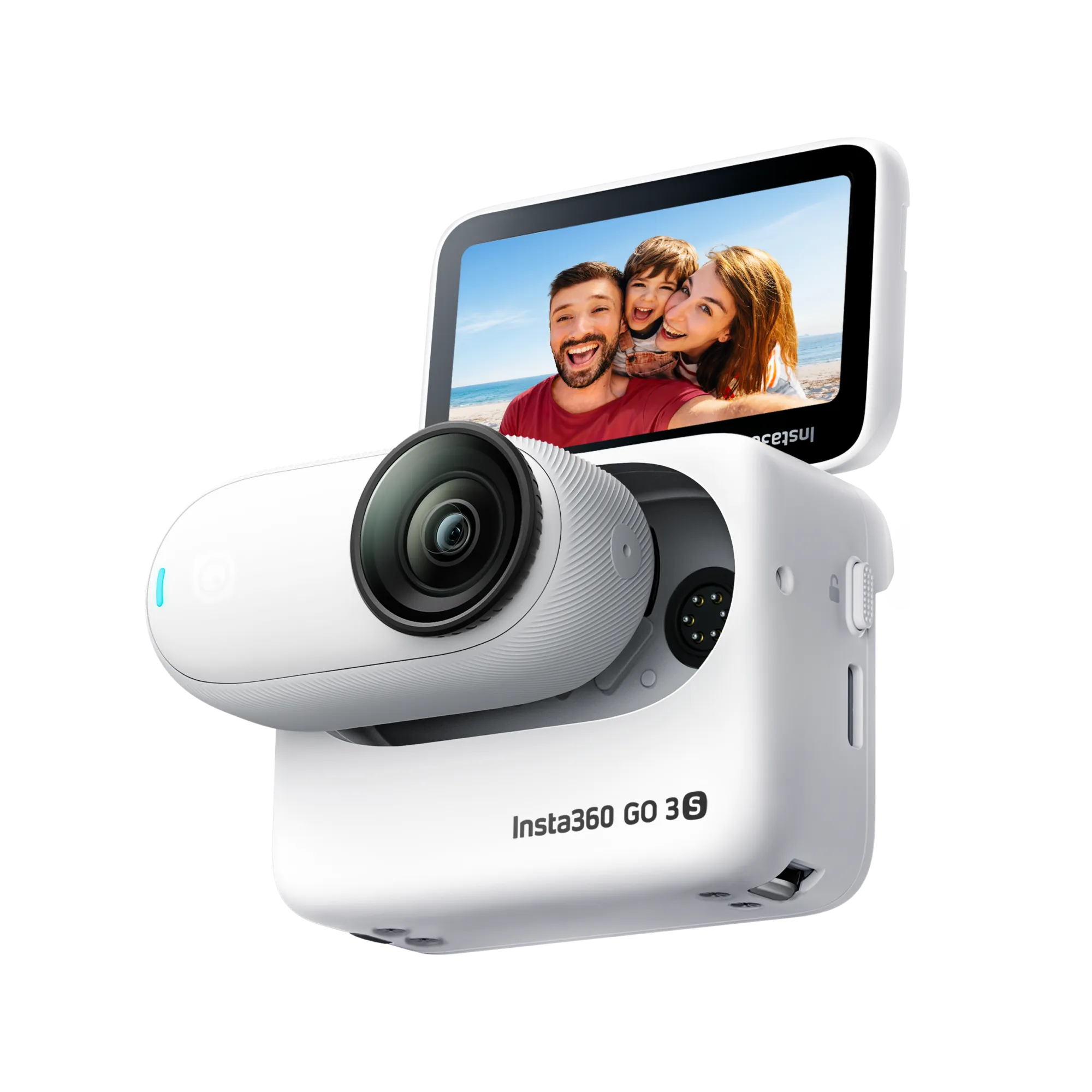 Insta360 Go 3S 4K Ultra HD Wearable Action Camera - Waterproof, Hands-Free Vlogging for Travel, Sports & Adventure