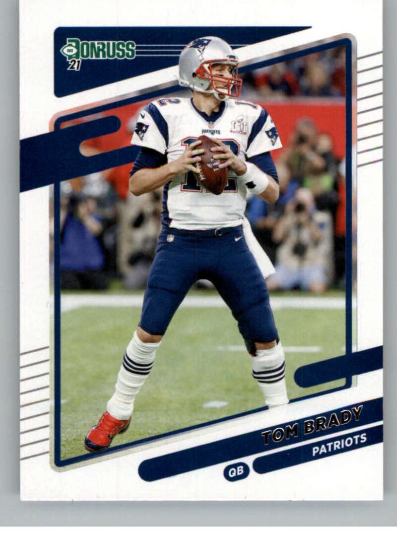 2021 Donruss #2 Tom Brady New England Patriots NFL Football Trading Card - Rare Collectible for Sports Memorabilia Fans & Card Collectors - Perfect for Display, Investment, and Gifting