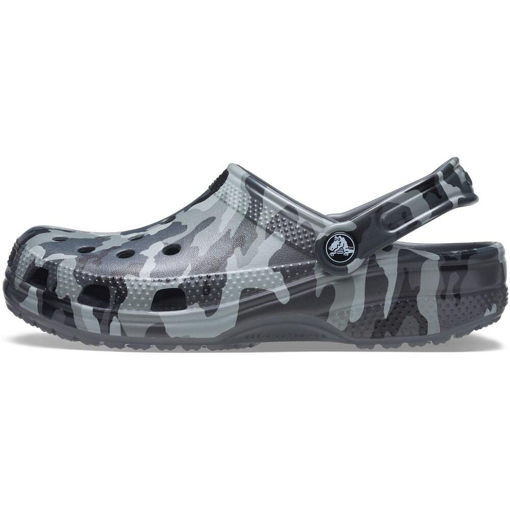 Crocs Unisex-Adult Classic Printed Camo Clog | Comfortable Slip-On Shoes for Men & Women | Perfect for Casual Wear, Gardening & Outdoor Activities