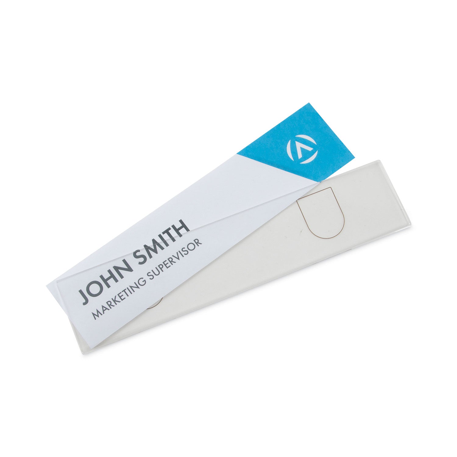 Advantus Clear Acrylic Panel Wall Sign Name Holder - 9