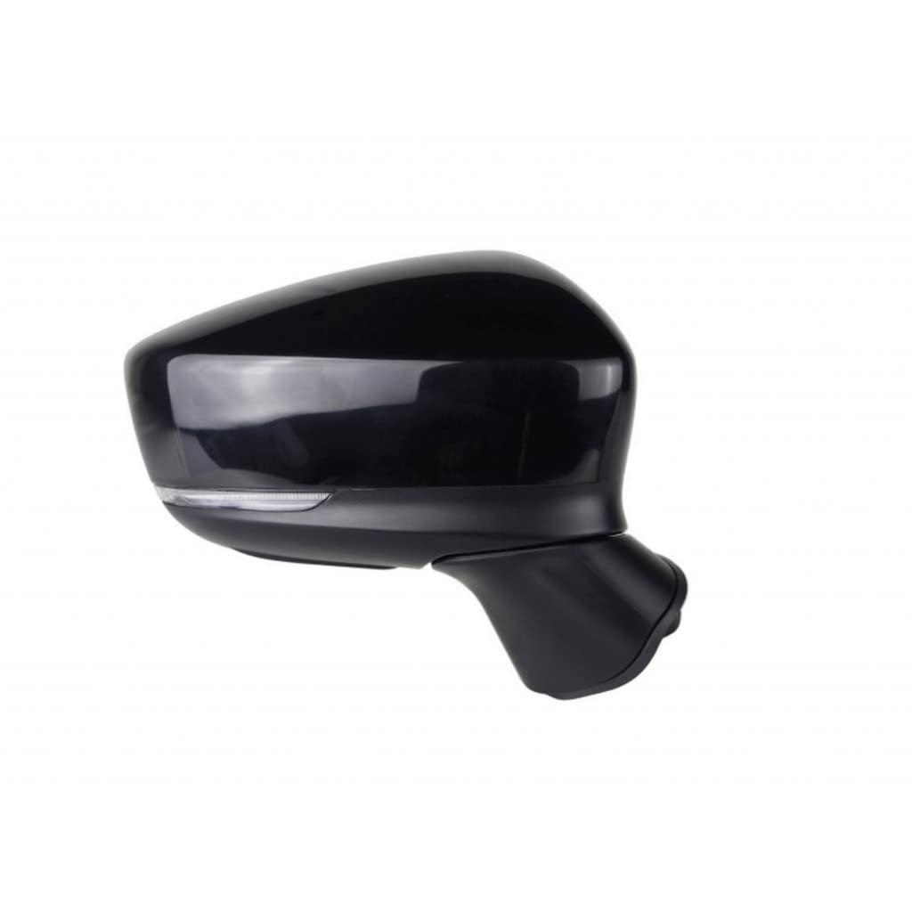 2017-2018 Mazda 3 Passenger Side Power Heated Door Mirror with Turn Signal Light & Cover - BACT69121B-PFM | OEM Replacement | Perfect for Winter Driving & Night Visibility