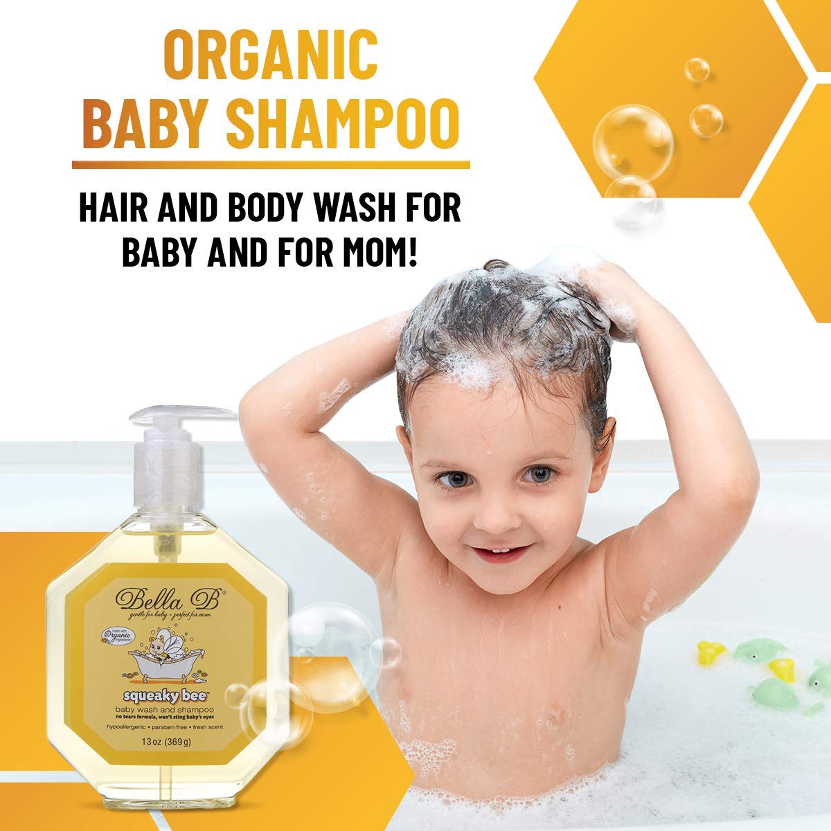 BELLA B Baby Complete Grooming & Bath Gift Set - Newborn Baby Shower Present with Wash, Shampoo & Soap - Perfect Baby Care Kit for Bath Time & Nursery Essentials (Ideal for New Parents & Baby Registry)