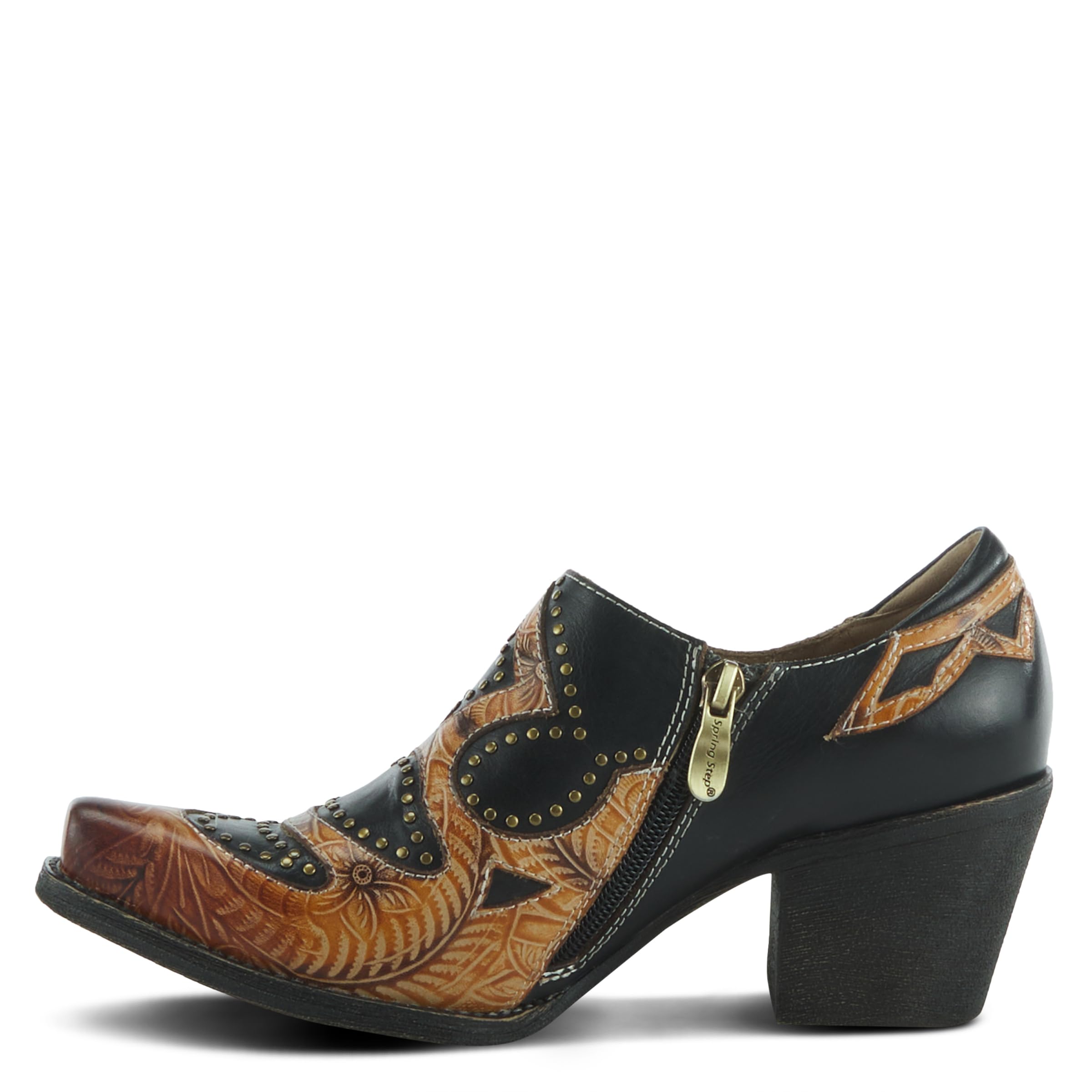 Spring Step L'Artiste Women's Zappa Shootie - Comfortable Ankle Boots for Women | Fashion Chelsea Booties with Side Zipper | Perfect for Office, Casual Outfits & Fall/Winter Wear