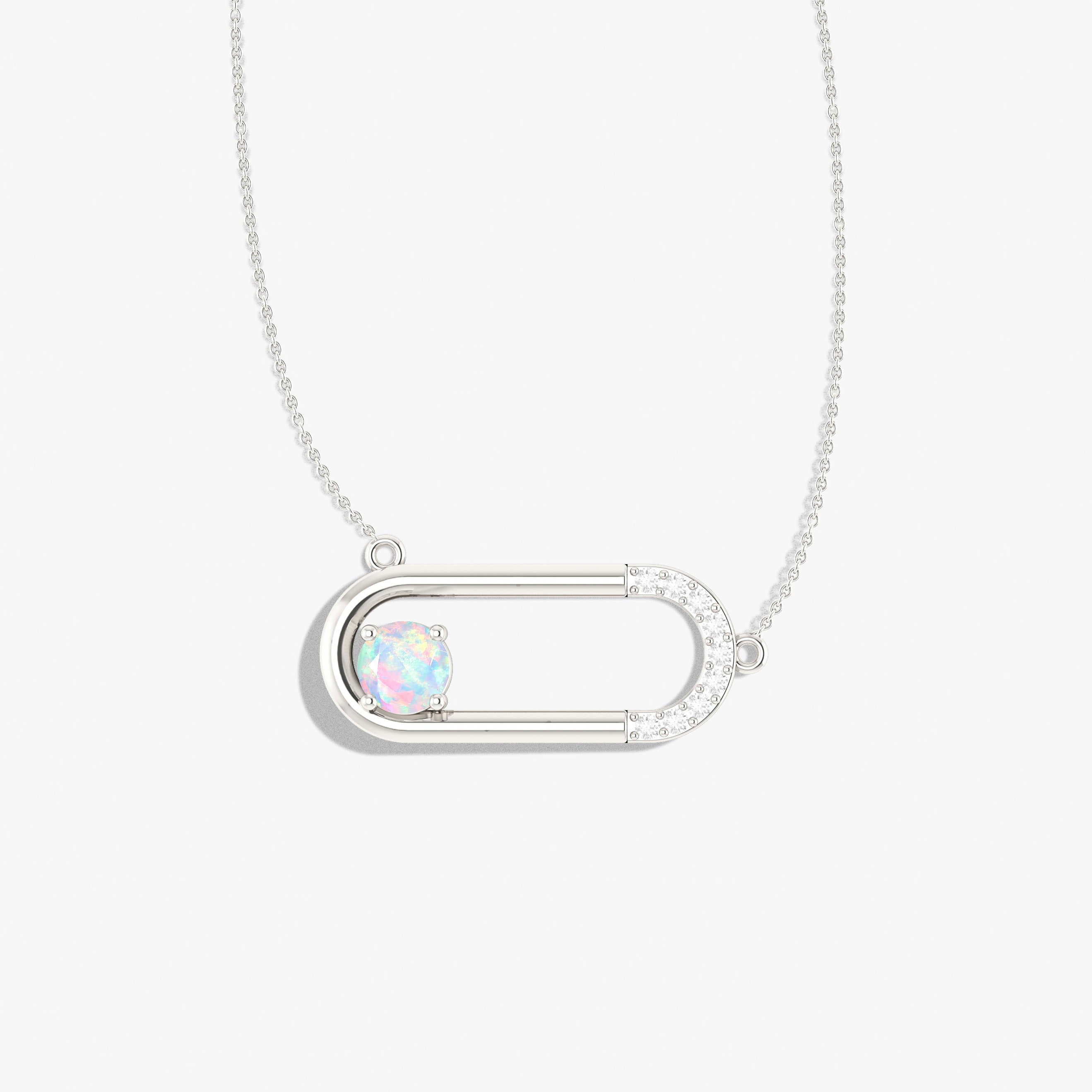 Black Fire Round Ethiopian Opal Pendant Necklace - Elegant Handmade Jewelry for Women, Gift for Her - Perfect for Weddings, Parties & Special Occasions