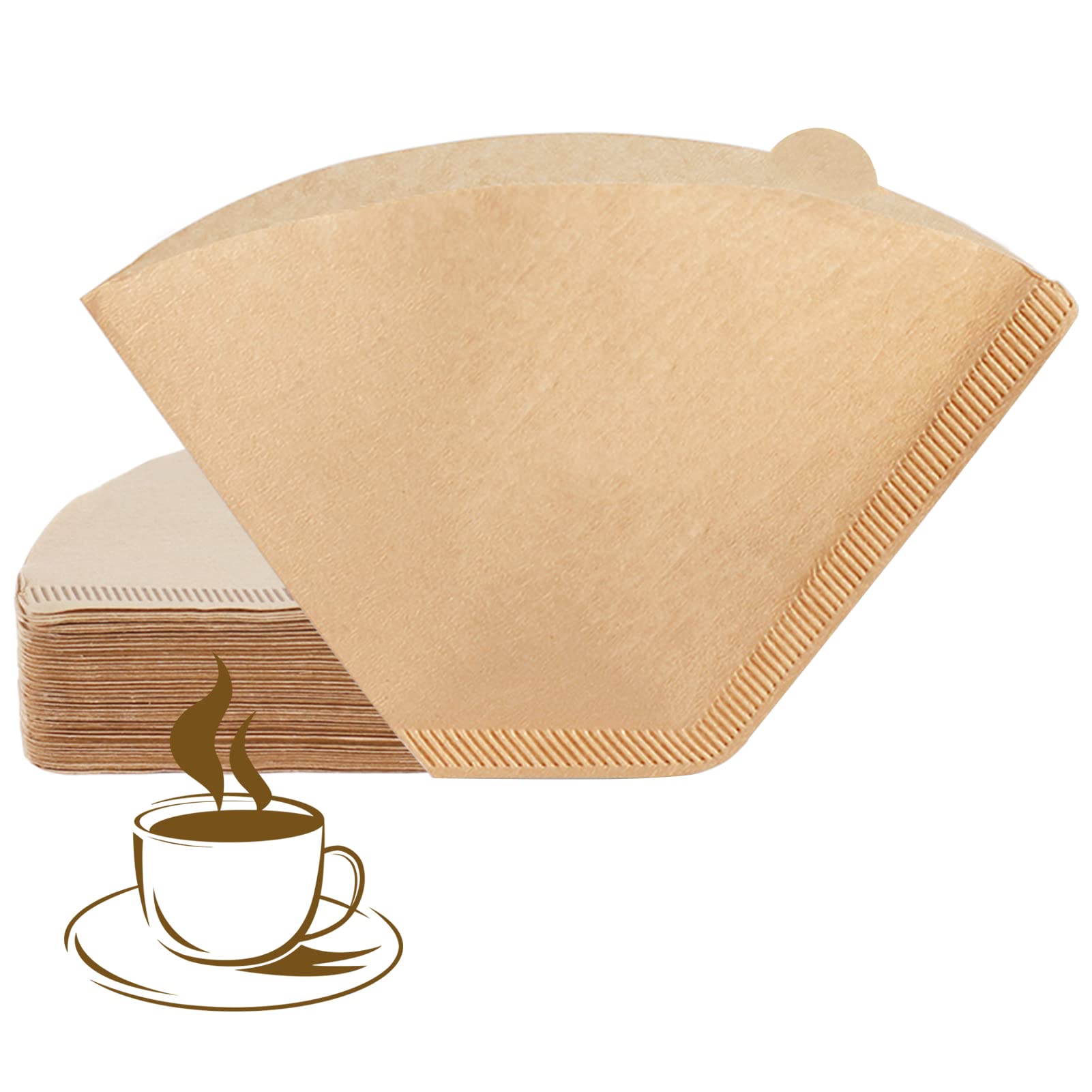 YQL #4 Cone Coffee Filters for Ninja Coffee Maker - 200 Count Disposable Paper Filters Compatible with Ninja DualBrew Pro & Coffee Bar Brewer - Perfect for Home, Office and Restaurant Use