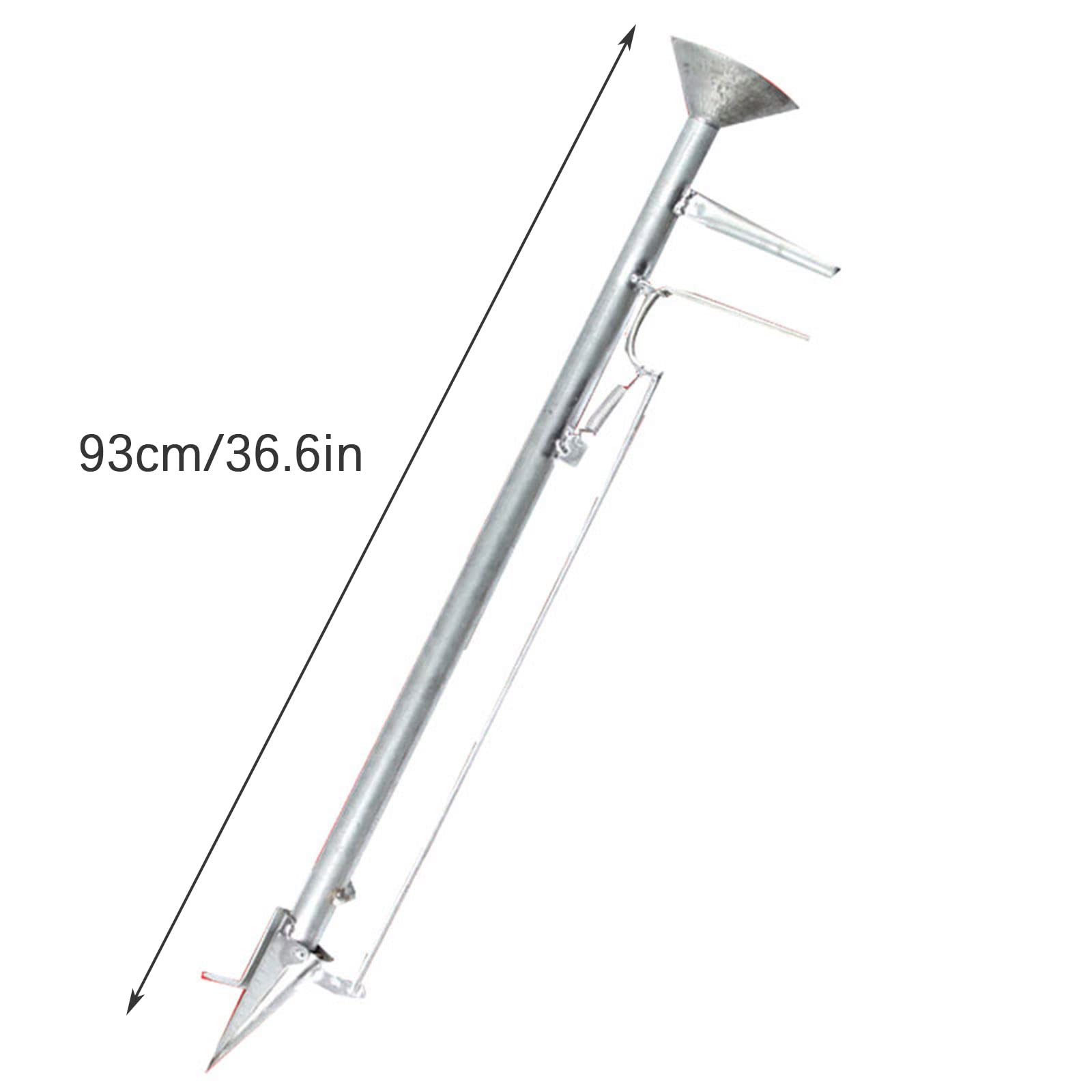 2-in-1 Manual Garden Seeder Planter Tool - Rustproof Metal Seed Shank for Planting Corn, Beans, Cotton & Peanuts | Perfect for Home Gardening & Vegetable Farming