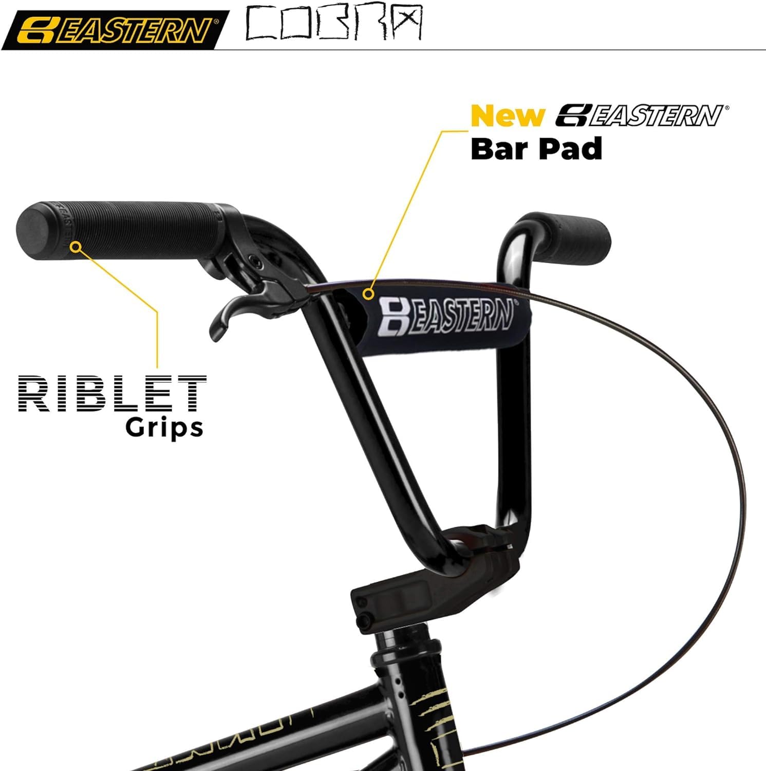 Eastern BMX Bikes - Cobra Model 20 Inch Lightweight Freestyle Bike | Designed by Pro Riders | Perfect for Street Tricks, Park Riding & BMX Racing