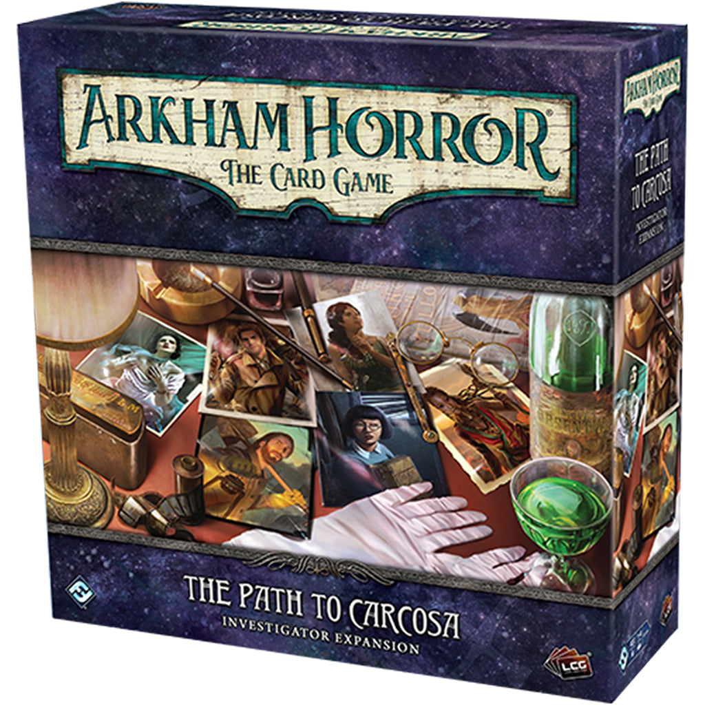 Arkham Horror LCG The Path to Carcosa Investigator Expansion - Horror Card Game for Adults | Perfect for Game Nights & Lovecraftian Adventures