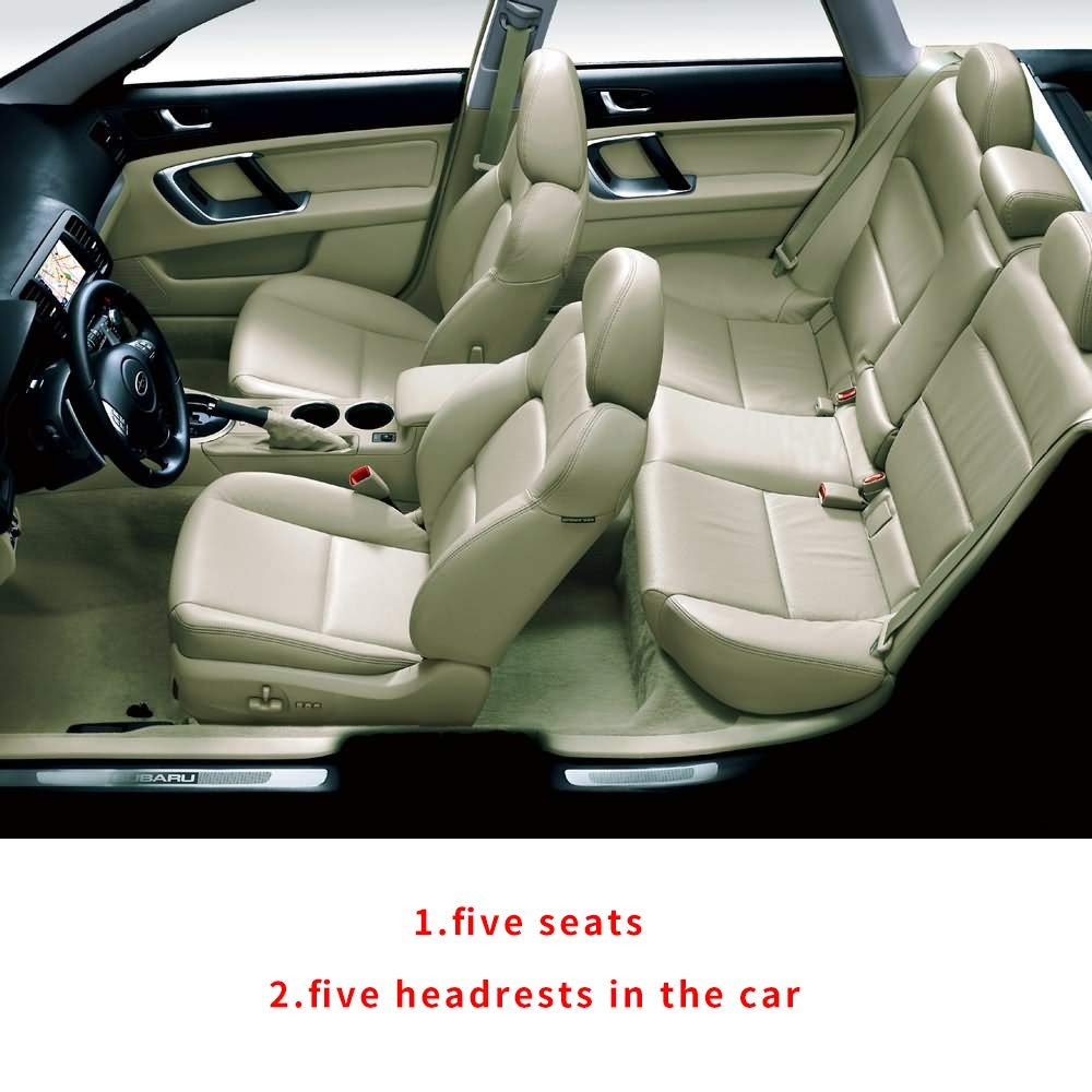 Premium Genuine Leather Car Seat Covers Full Set for 2006 Subaru Legacy Wagon - Front & Rear Seats with Airbag Compatibility | Ultimate Comfort & Protection for Daily Commutes & Road Trips