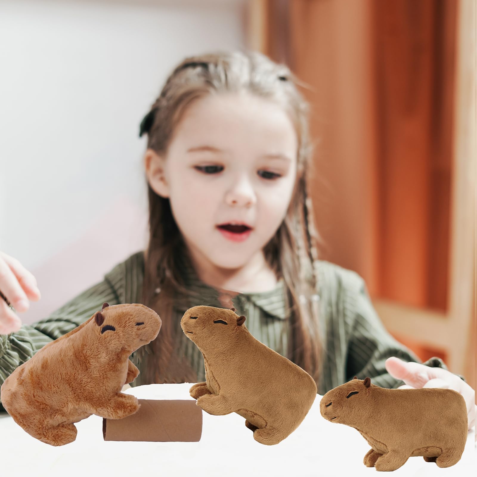 Adorable 7.8 Inch Capybara Stuffed Animal Plush Toy - Soft & Cute Small Plushie Gift for Kids & Adults | Perfect for Cuddling, Birthday Gifts & Home Decor