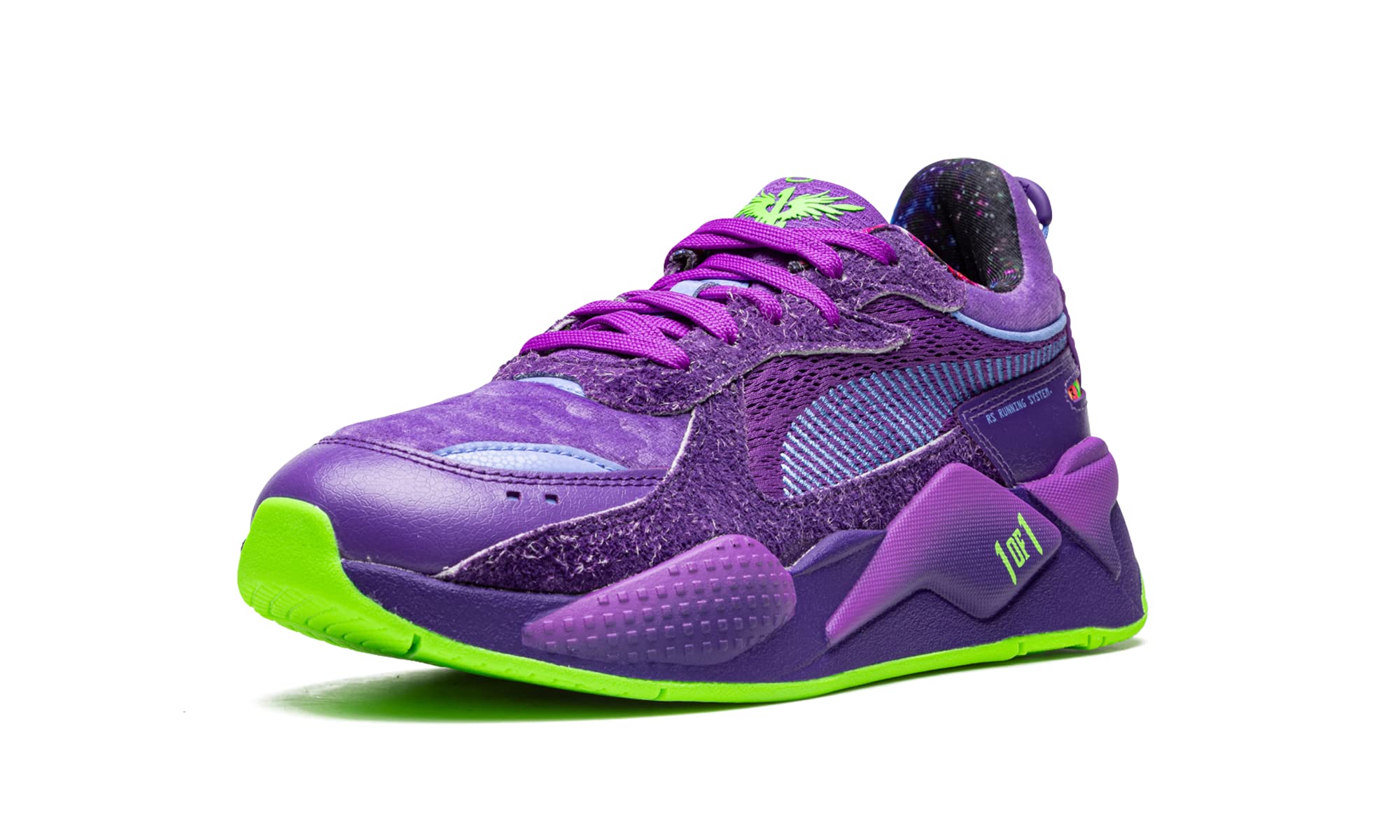PUMA Men's RS-X Galaxy Basketball Sneakers - Purple & Black Athletic Shoes for Running, Gym & Casual Wear