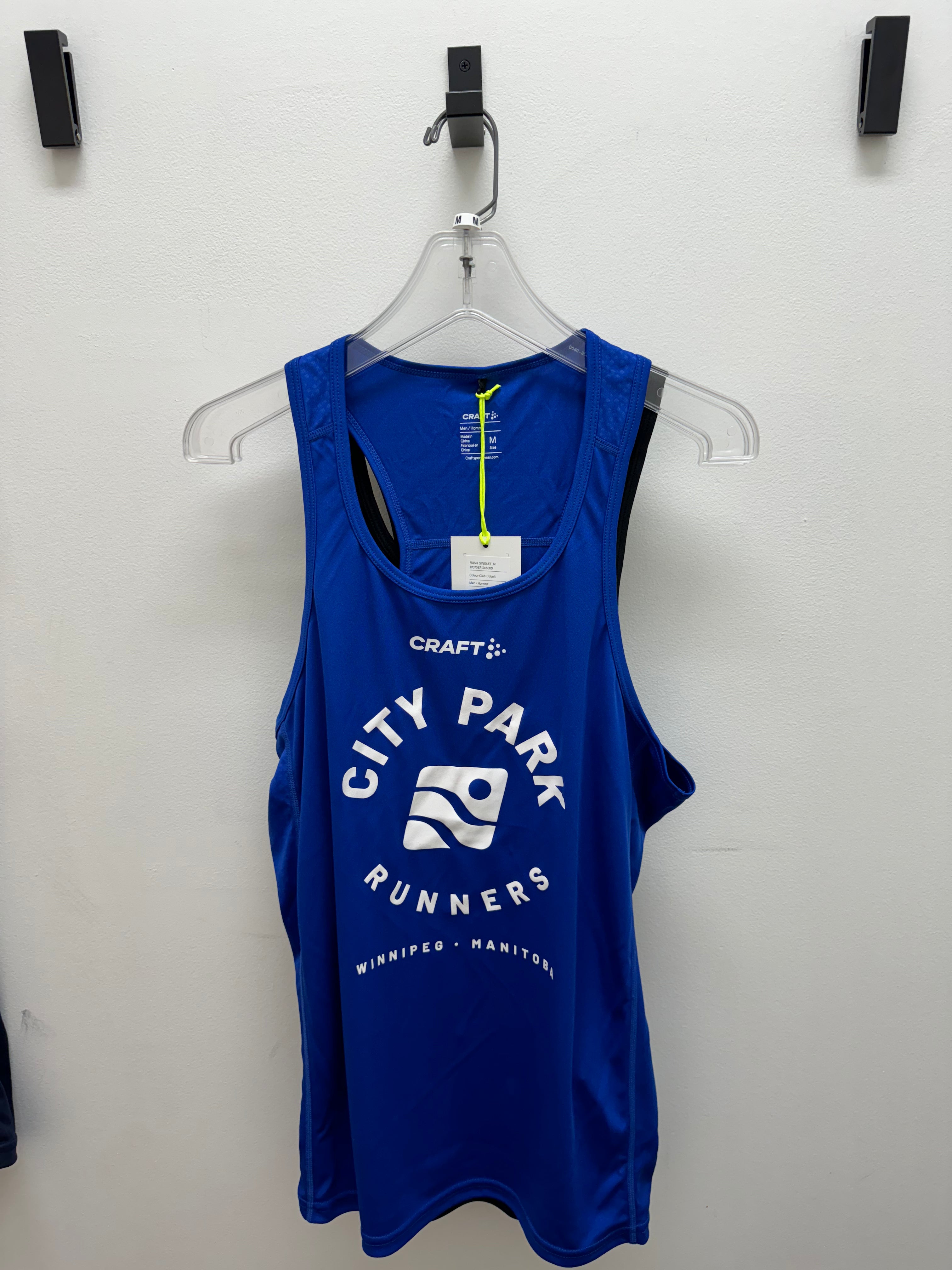 Men's Craft X City Park Runners Singlet - Lightweight Running Shirt for Men, Breathable Athletic Top for Jogging & Training - Perfect for Outdoor Workouts, Gym Sessions & Marathon Events