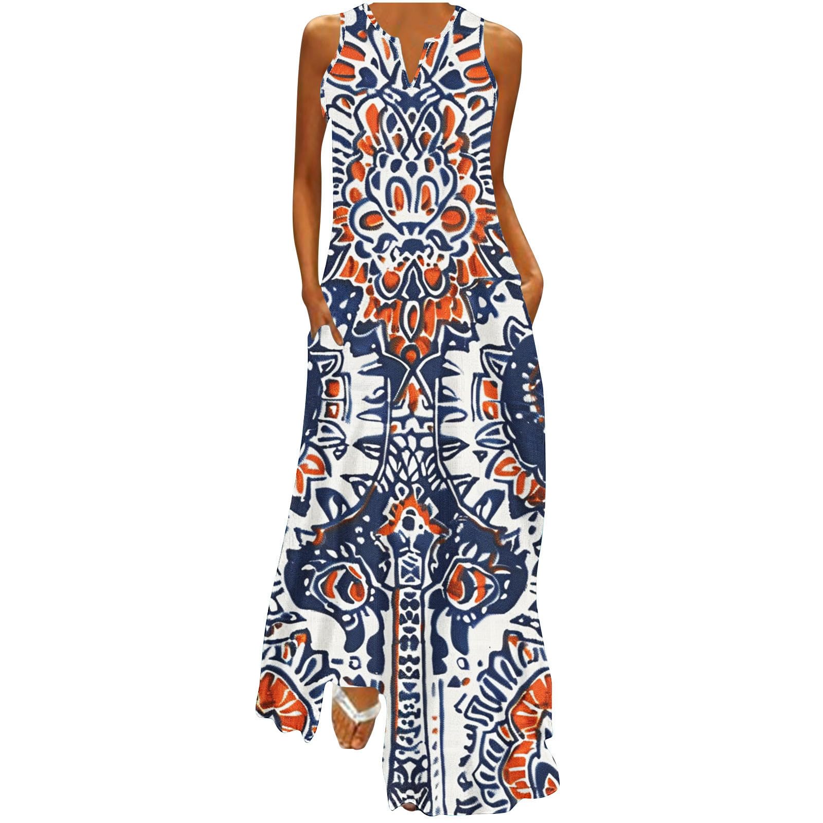 **2024 Women's Floral Maxi Dress - Vintage Peime Summer & Spring Dresses for Women | Casual, Beach, Party & Wedding Occasions**