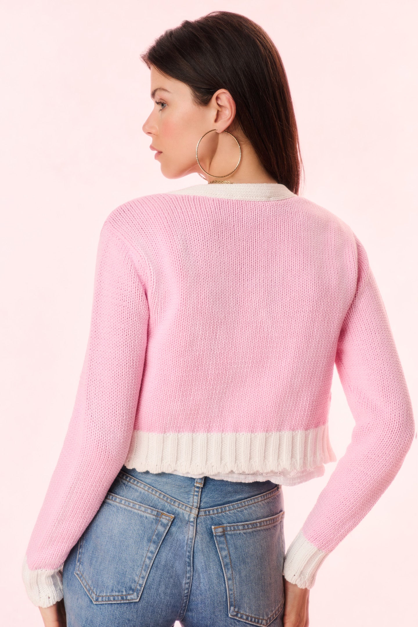 Hyacinth Cropped Cable Knit Cardigan Sweater for Women - Soft Chunky Winter Pullover - Perfect for Fall Layering & Cozy Winter Outfits