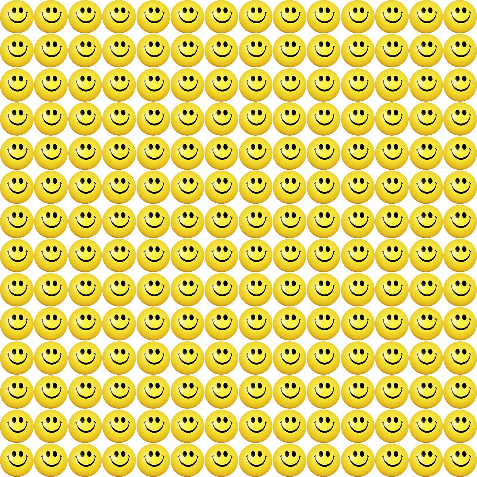 Vinsot 100-Pack 2.5 Inch Yellow Smiley Face Stress Balls - Bulk Mini Foam Stress Relief Toys for Adults & Teens - Funny Party Favors for Carnivals, Christmas Stocking Stuffers & Office Stress Relief