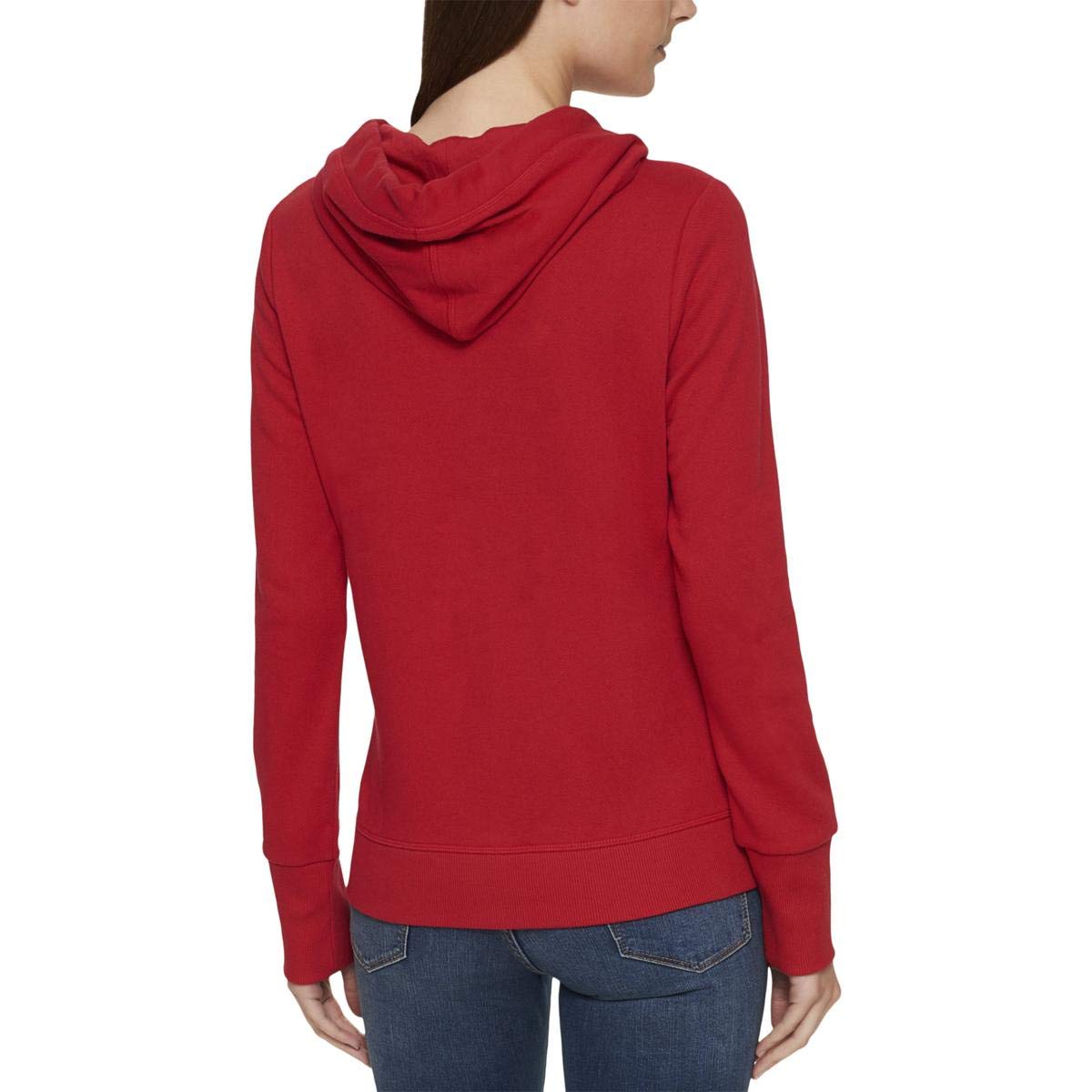 Tommy Hilfiger Women's Zip-Up Hoodie Sweatshirt - Classic Pullover with Drawstring Hood, Front Pockets & Long Sleeves | Casual Wear, Gym, Running, Outdoor Activities