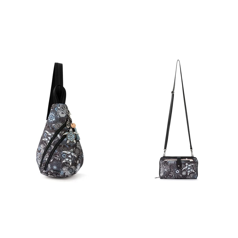 On The Go Sling Backpack with Large Smartphone Pocket - Lightweight Crossbody Bag for Travel, Hiking & Everyday Use