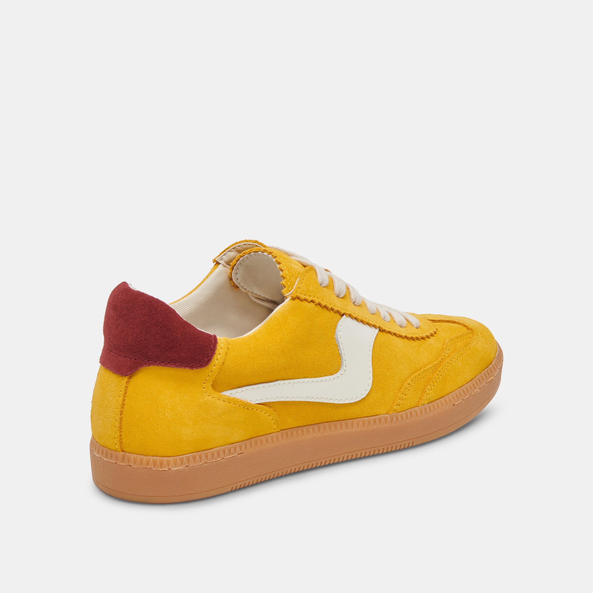 Mustard Suede Sneakers for Men & Women - Stylish Casual Shoes for Walking, Running & Everyday Wear