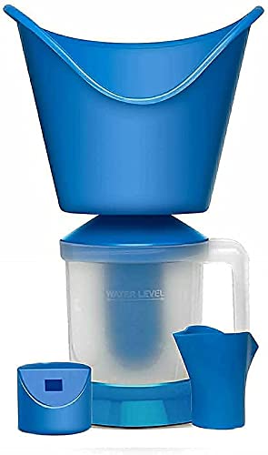 Monika Seller 3-in-1 Steam Vaporizer for Cold & Cough Relief with Inhaler Nozzle, Facial Sauna & Steamer - Safe for Adults & Kids (Multi-Color) - Perfect for Home Use, Nasal Congestion Relief & Skincare Routine
