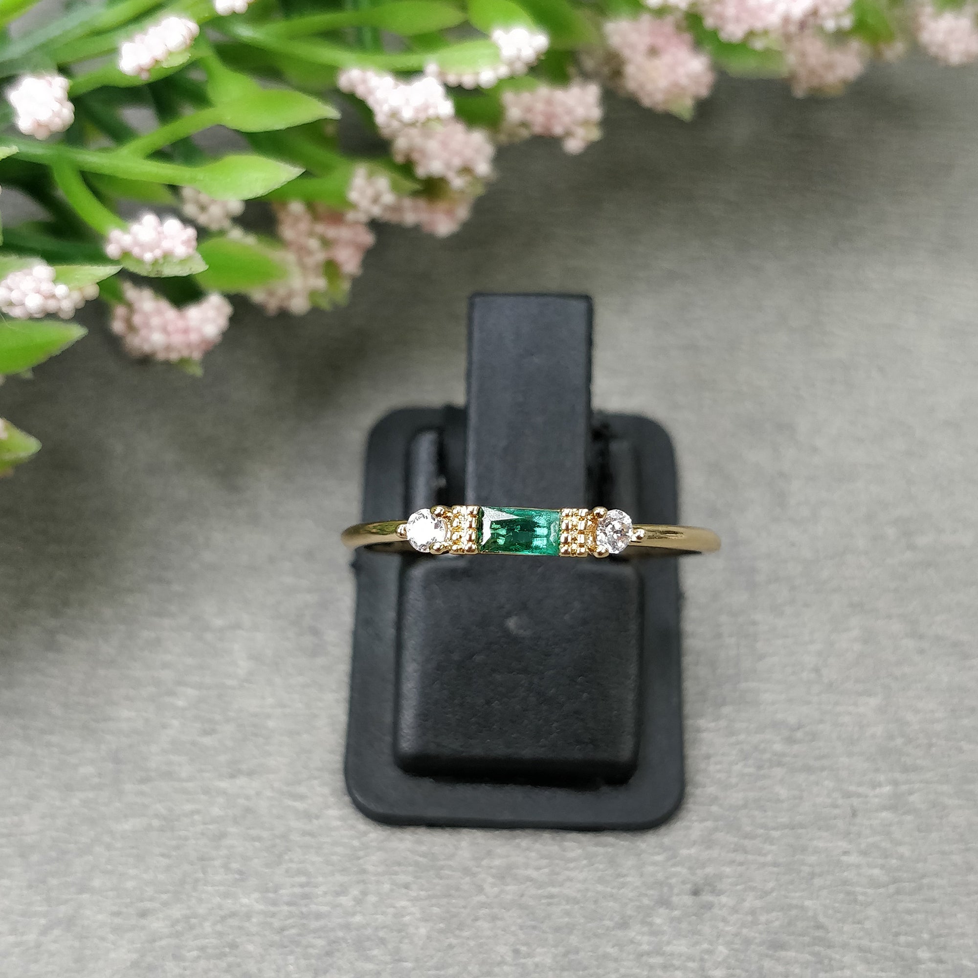 Elegant Korean Rose Gold Zircon Minimalist Ring Set for Women - Perfect for Birthday Gifts, Daily Wear & Special Occasions