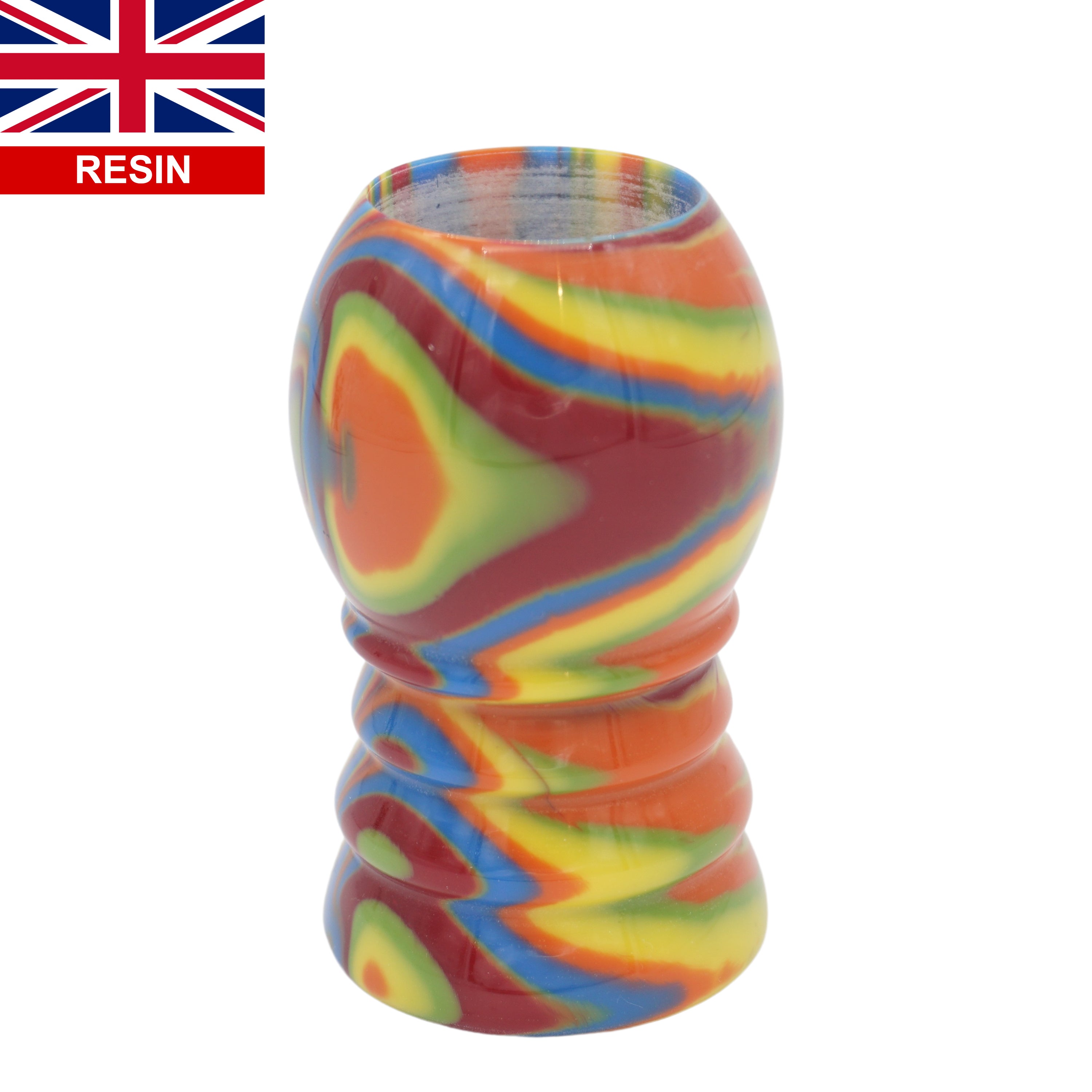 Premium Disco Handcrafted Shaving Brush Handle - Fits 20mm & 22mm Knots - Perfect for Wet Shaving, Grooming Kits & Luxury Bathroom Essentials